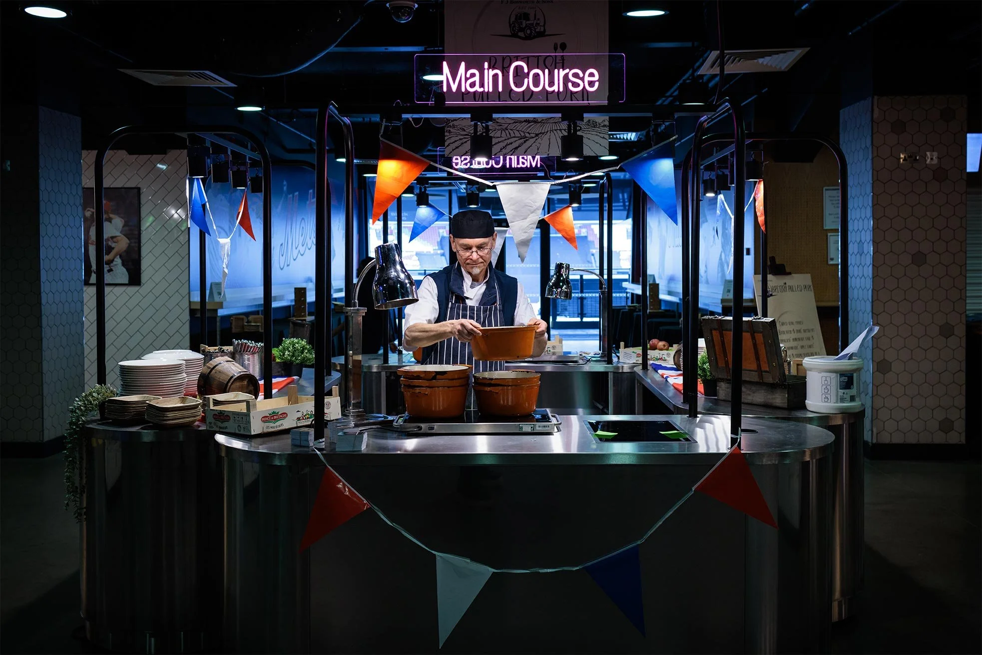 Food Station at the London Stadium