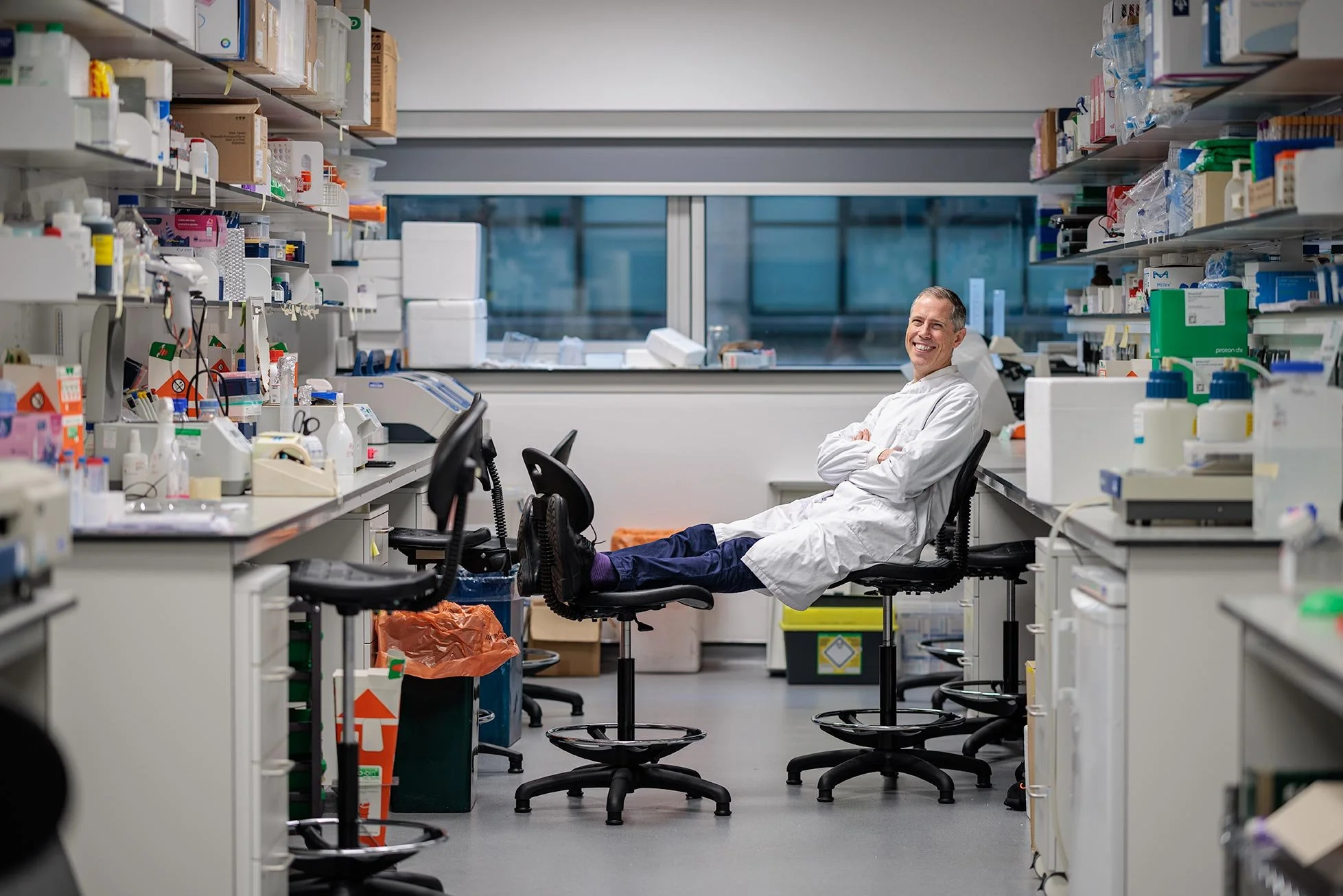 Professor Aubrey Cunnington of Imperial College London  © Brendan Foster Photography