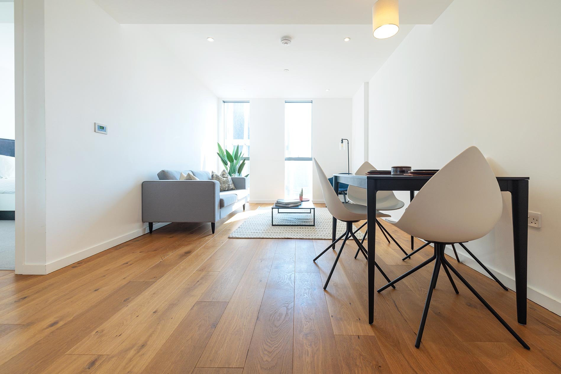 Imperial College Wood Lane Apartment Interior  © Brendan Foster Photography