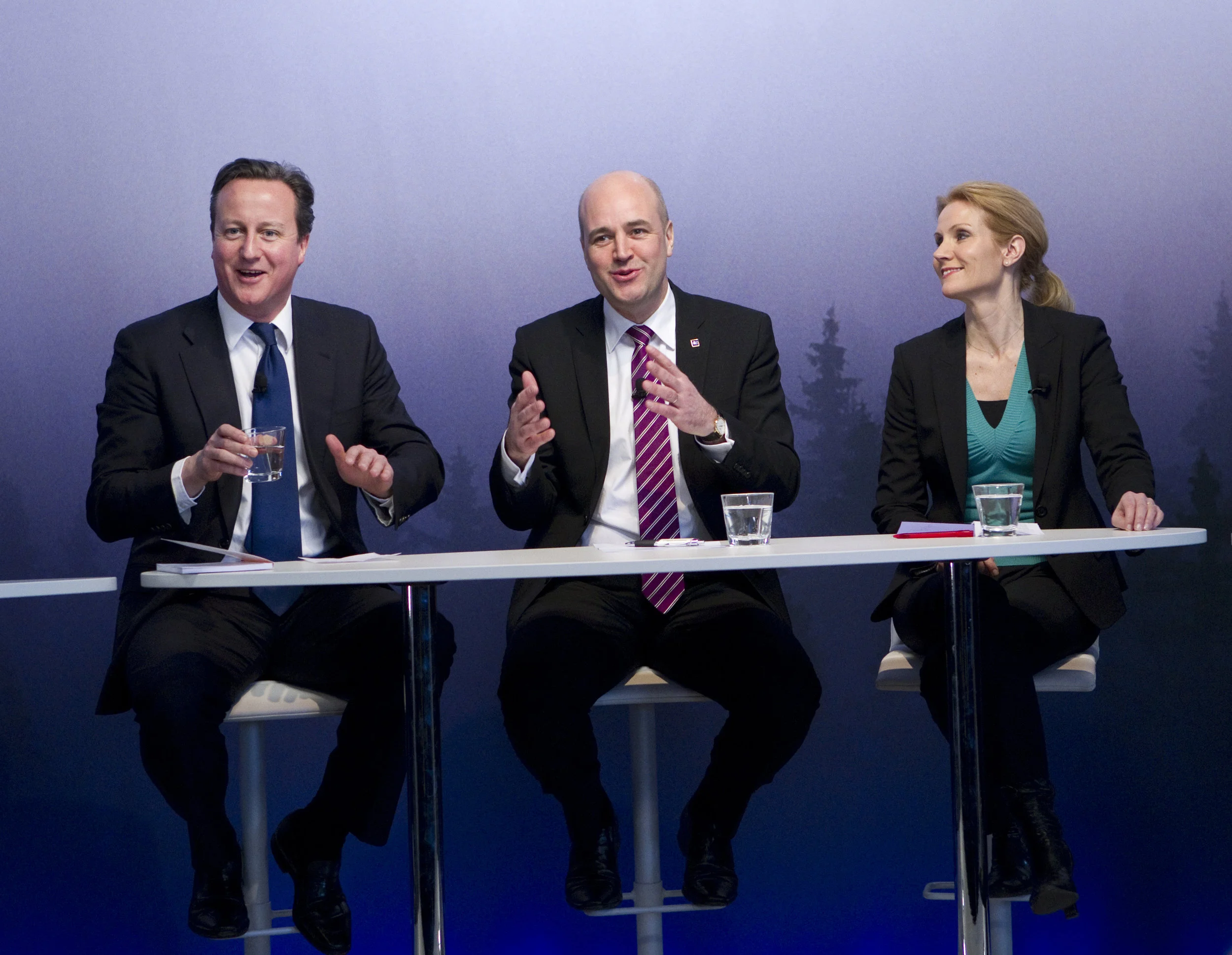 David Cameron, Fredrik Reinfeldt and Helle Thorning Schmidt