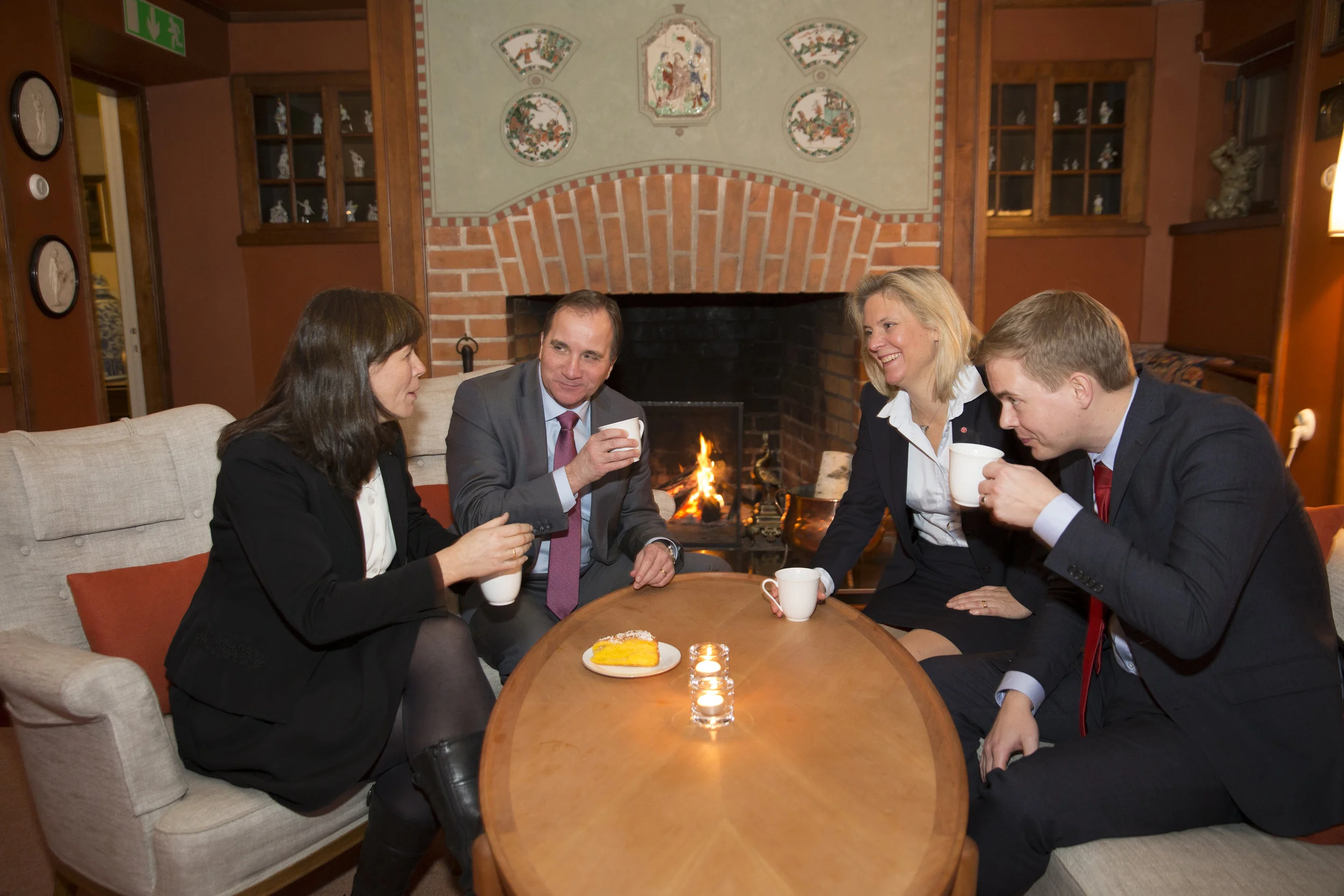 Romson, Löfven, Andersson and Fridolin