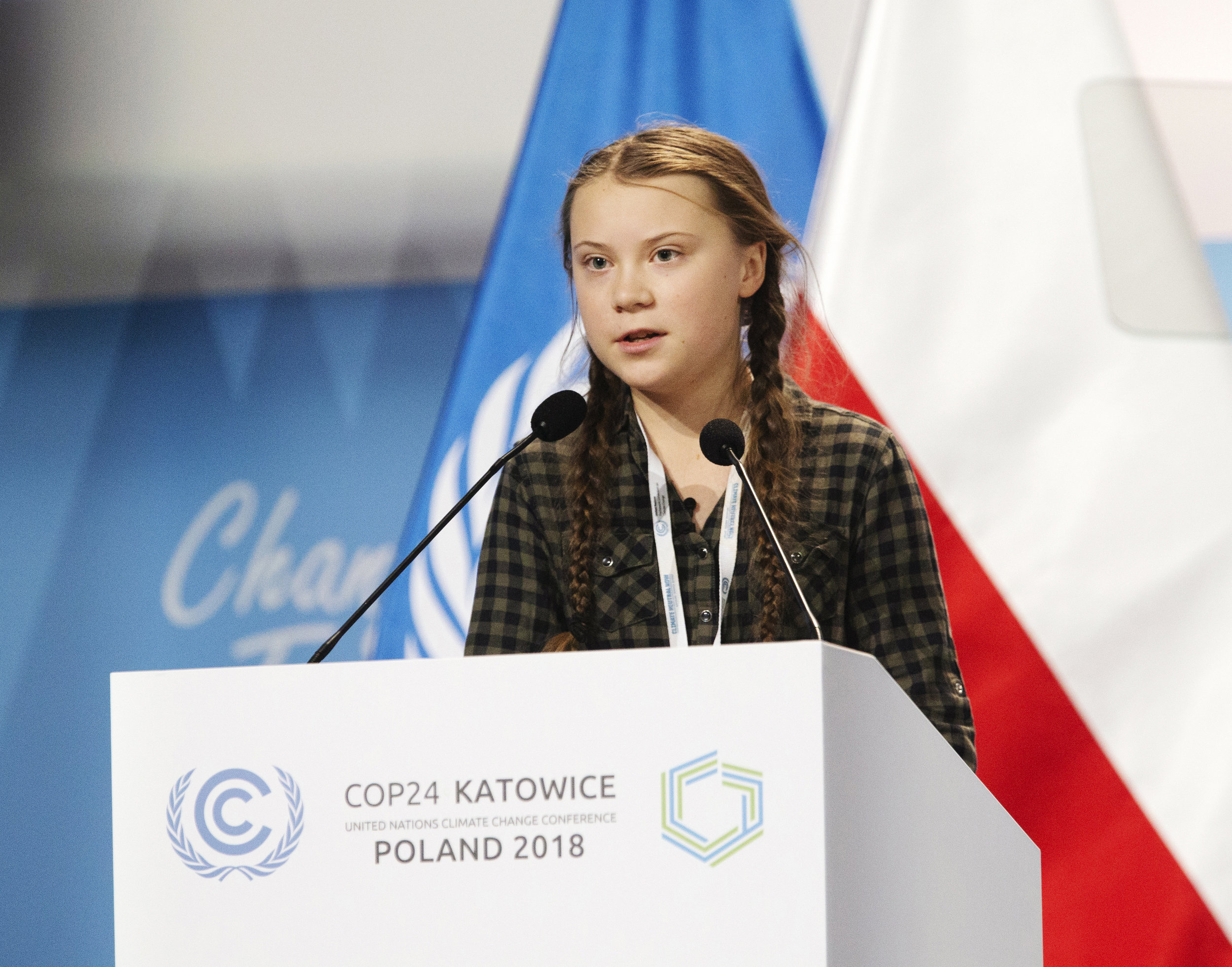 Greta Thunberg in Katowice