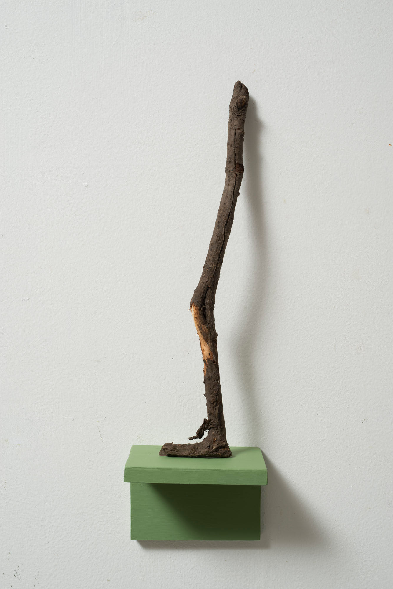   Walking alone  46x13x8,5 cm (med hylle) pinne,hylle 2015    