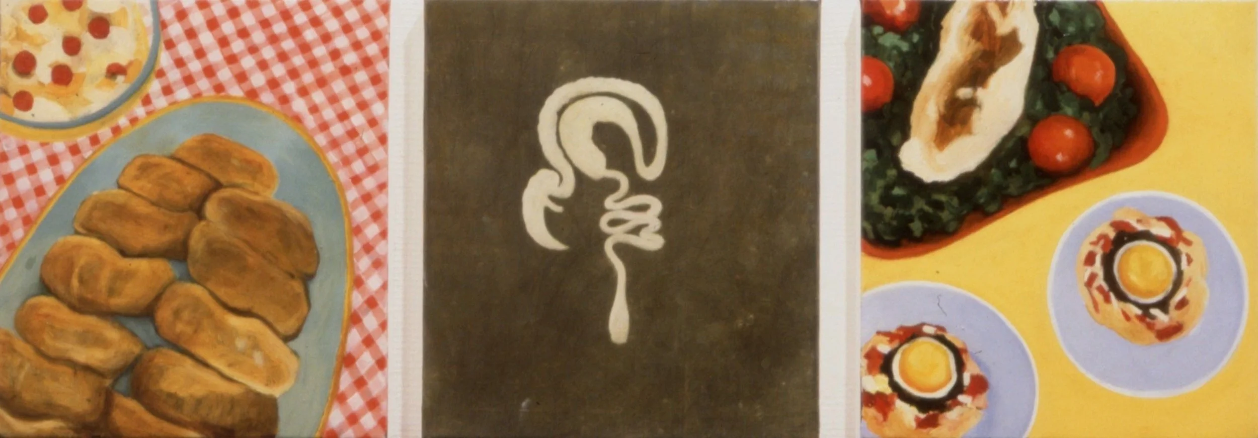 fra serien Mat og organer (30x27)cm x 3 opl 1996