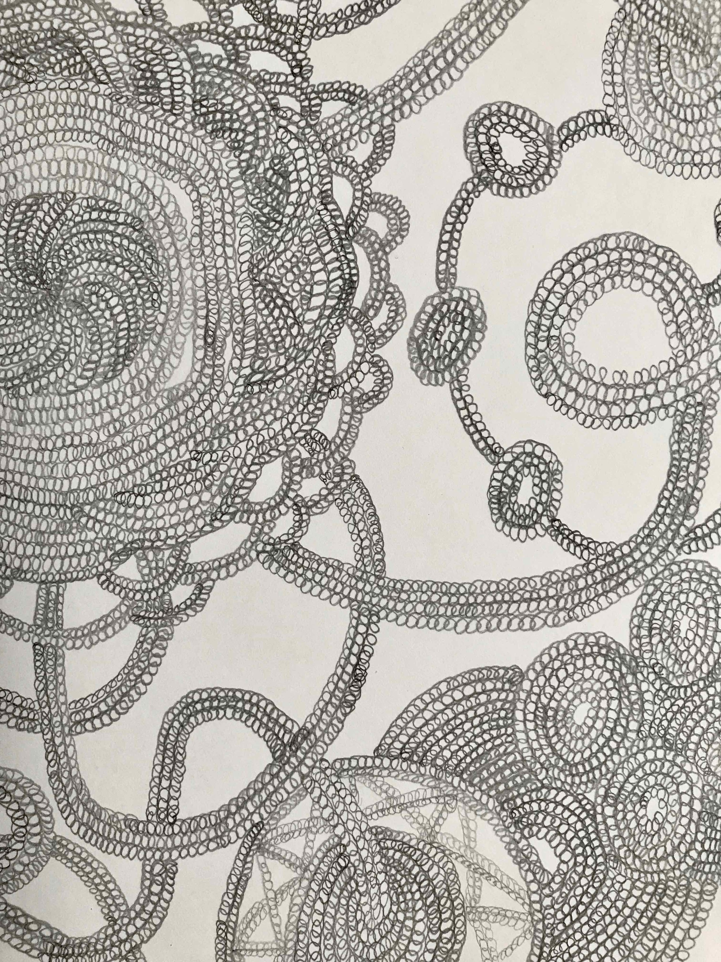   Turtegning, detalj  42x29,7cm blyant på papir 2015 