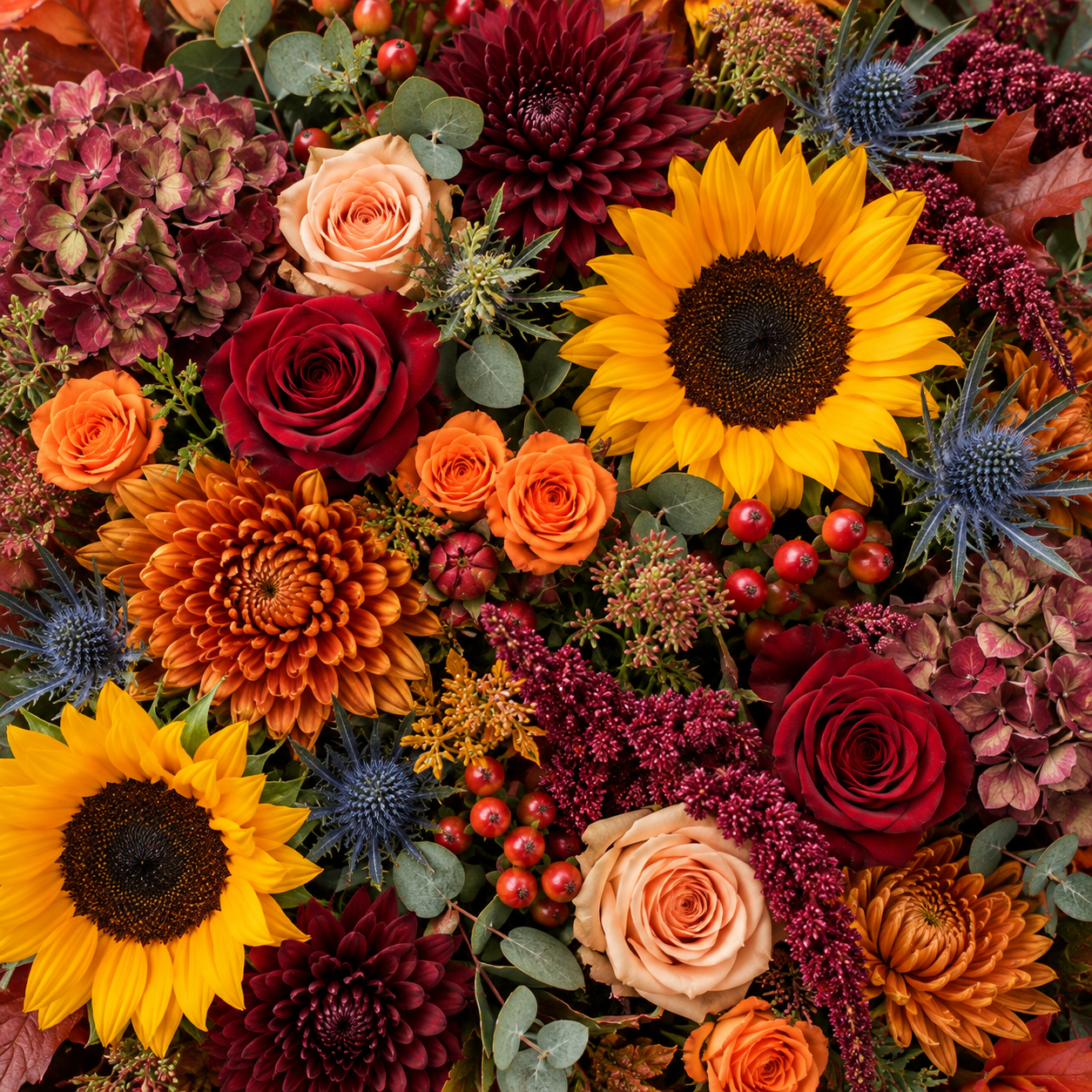 "GreyGates"  THIS IS A MIXED IN SEASON BOUQUET - IMAGE IS FOR ILLUSTRTION PURPOSES ONLY