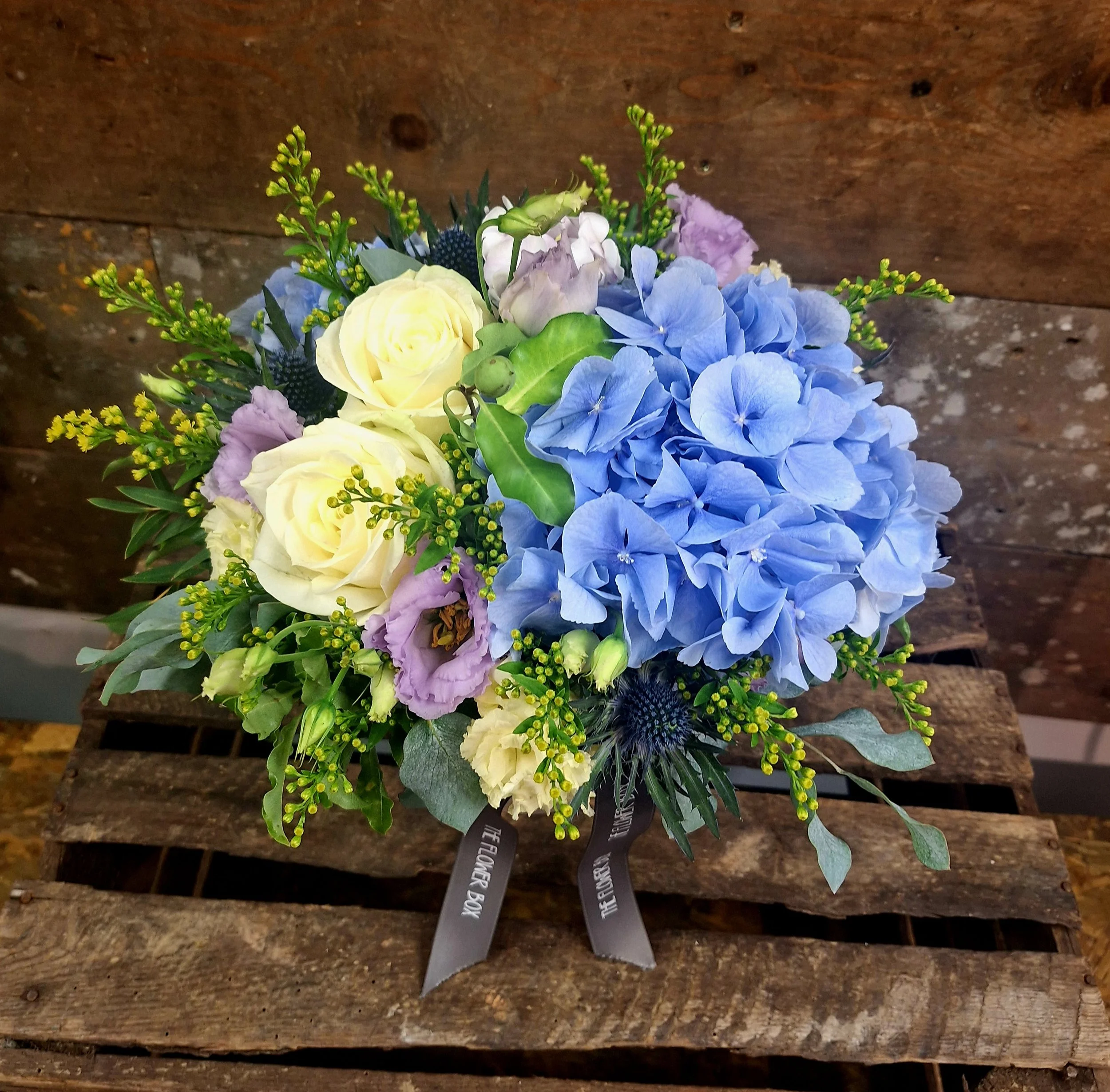 image of an easter flower arrangement in a pot from the Flower Box in Dublin