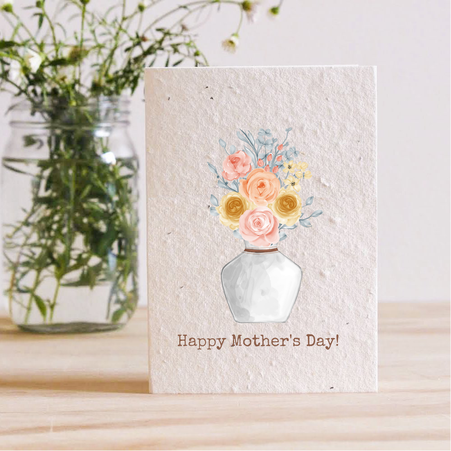 " Sunflowers and Ranunculas" Mothers Day Irish seed card