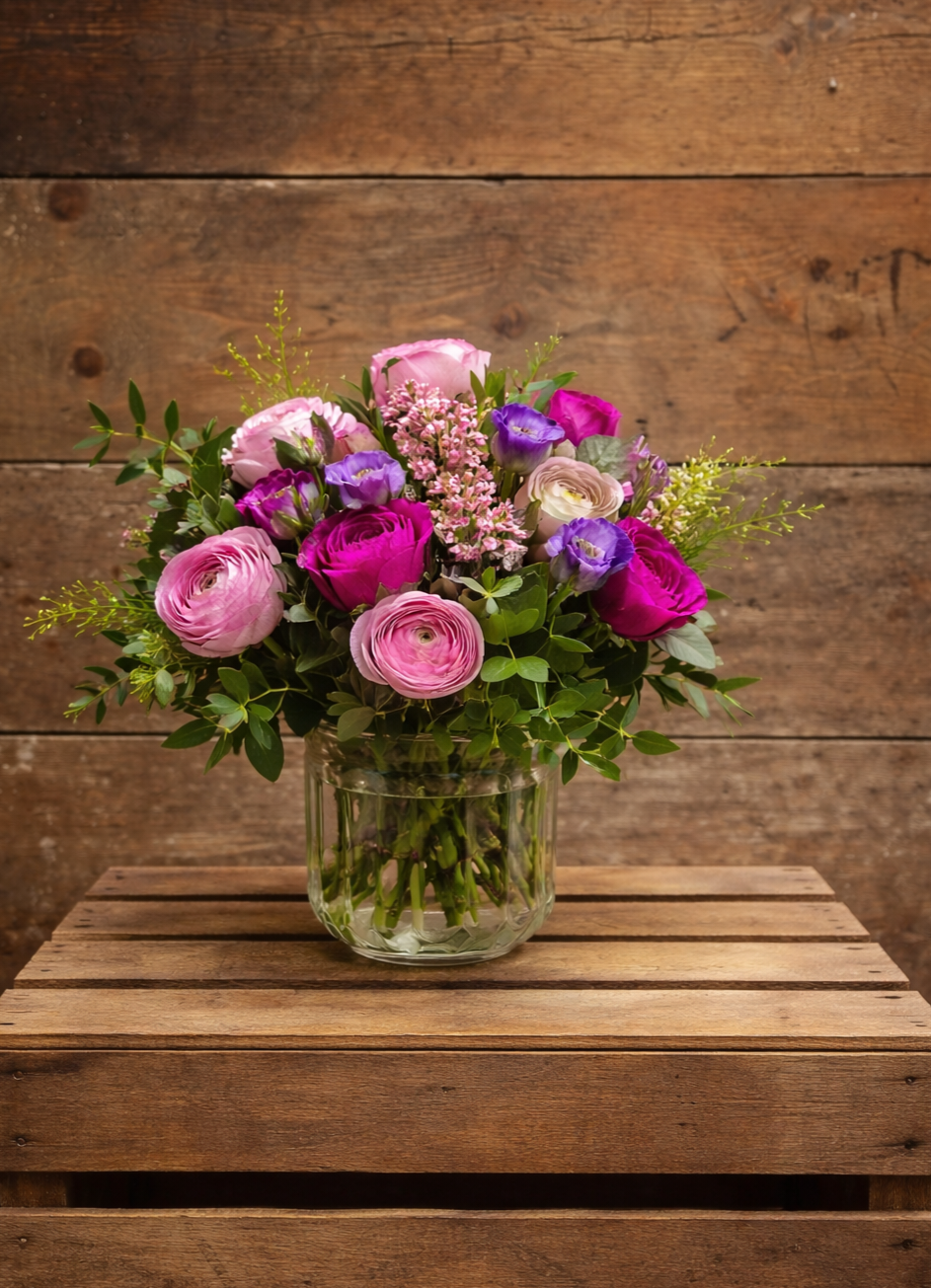 " Jennifer's Spring Meadow Vase"