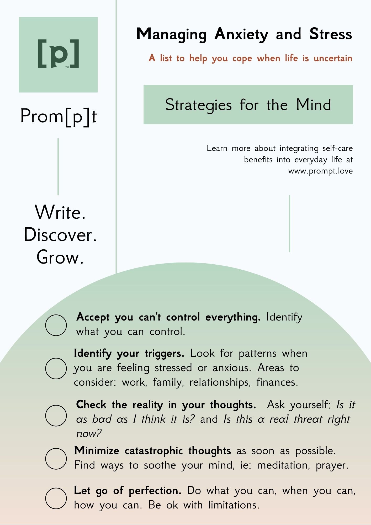 Strategies for In the Mind
