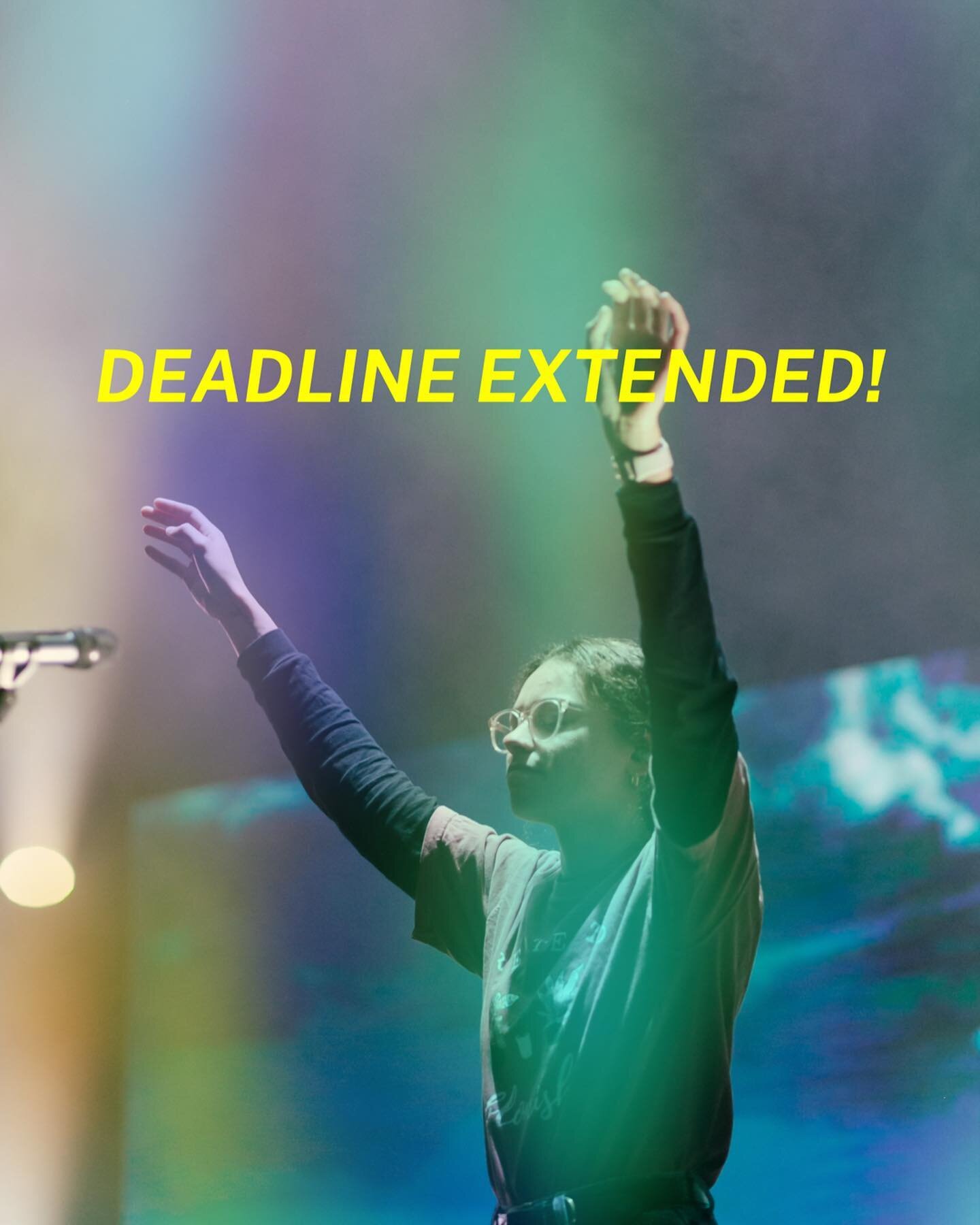 DEADLINE EXTENDED!

Applications for the upcoming @visiblemc school year are now due July 15! 

If you have a passion for music, production, music business, or creative leadership, head to LIFECENTERWORSHIP.COM to apply for the 2021-2022 school year.