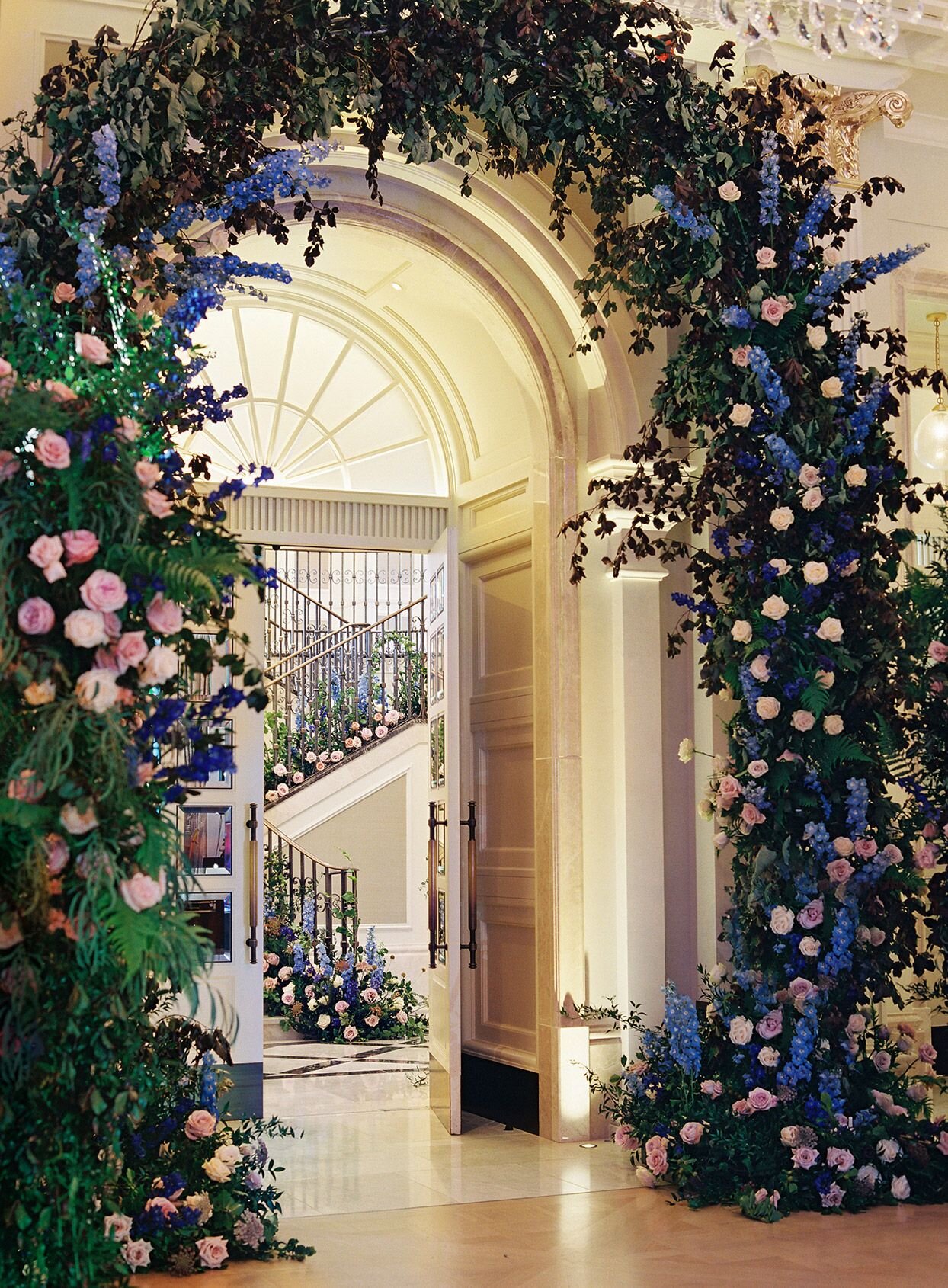 Flower Arch Entrance in Adare Manor - Floralearth Wedding Florist