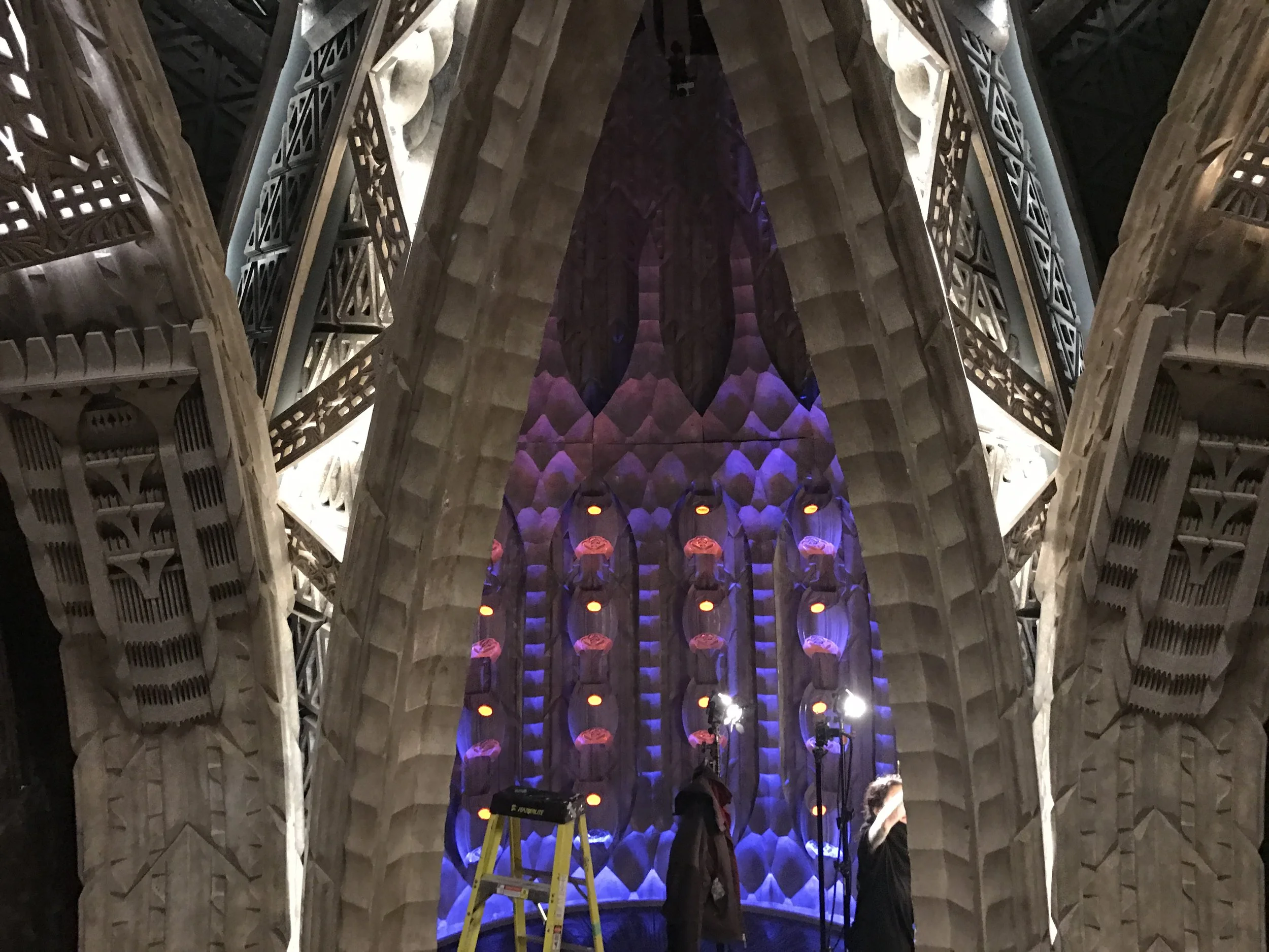 Star Trek: Discovery. Klingon Ship of the Dead, Bridge, stage set.