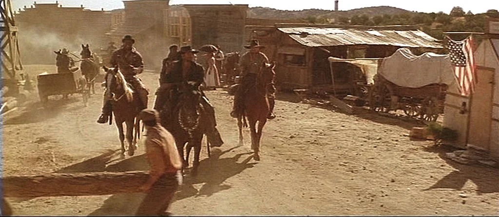 POSSE. Freemanville. Backlot set built on location.