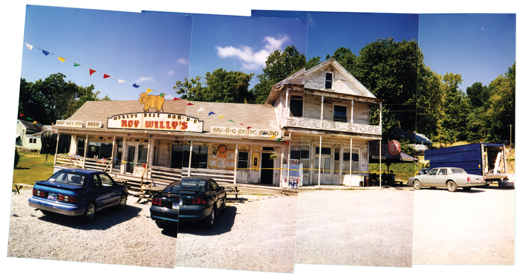 U.S. MARSHALS. "Roy Willy's Barbeque" shack. Altered location.