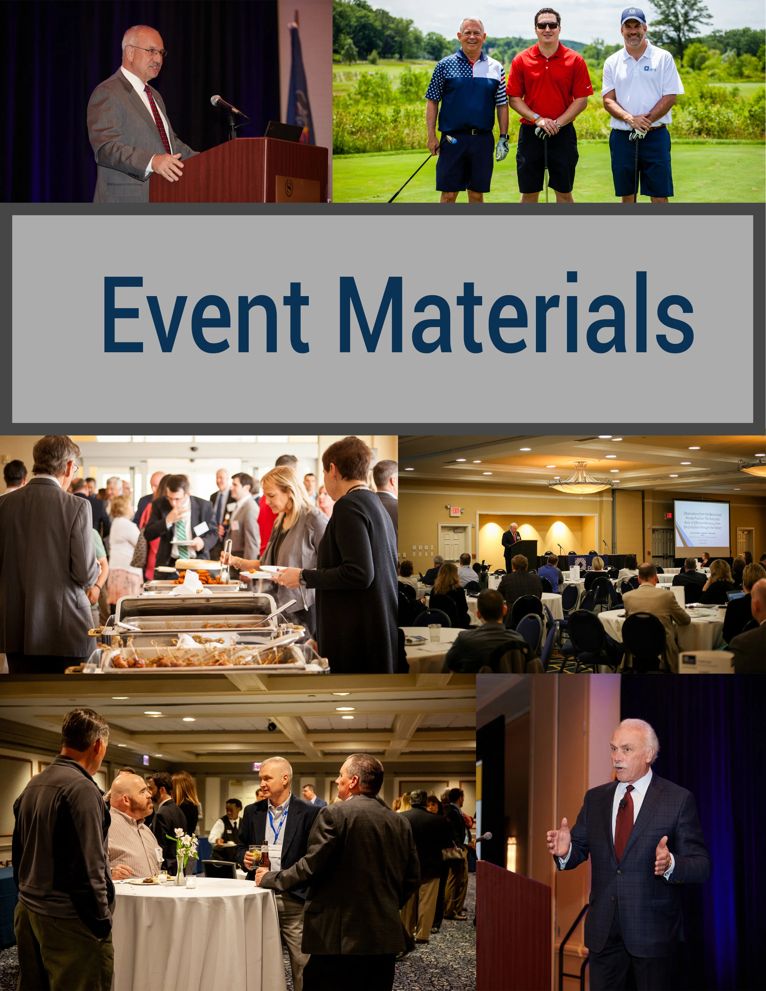 Event and Webinar Materials