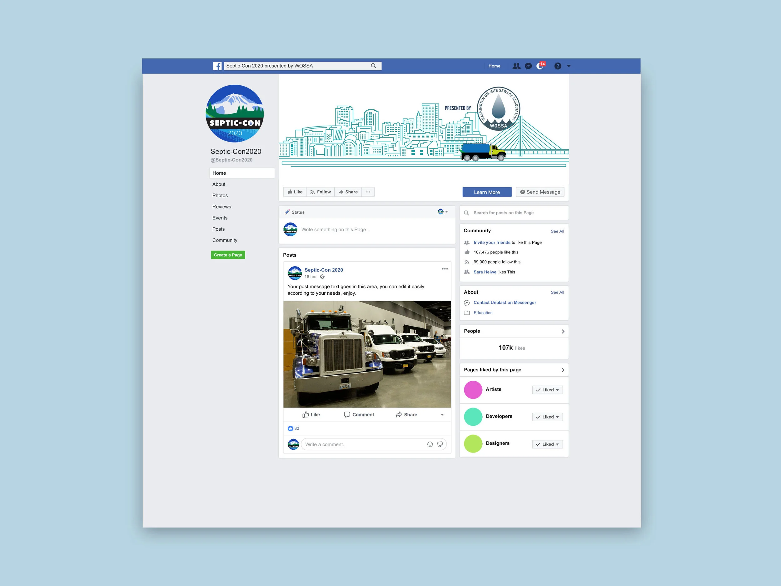 Septic-Con Facebook page