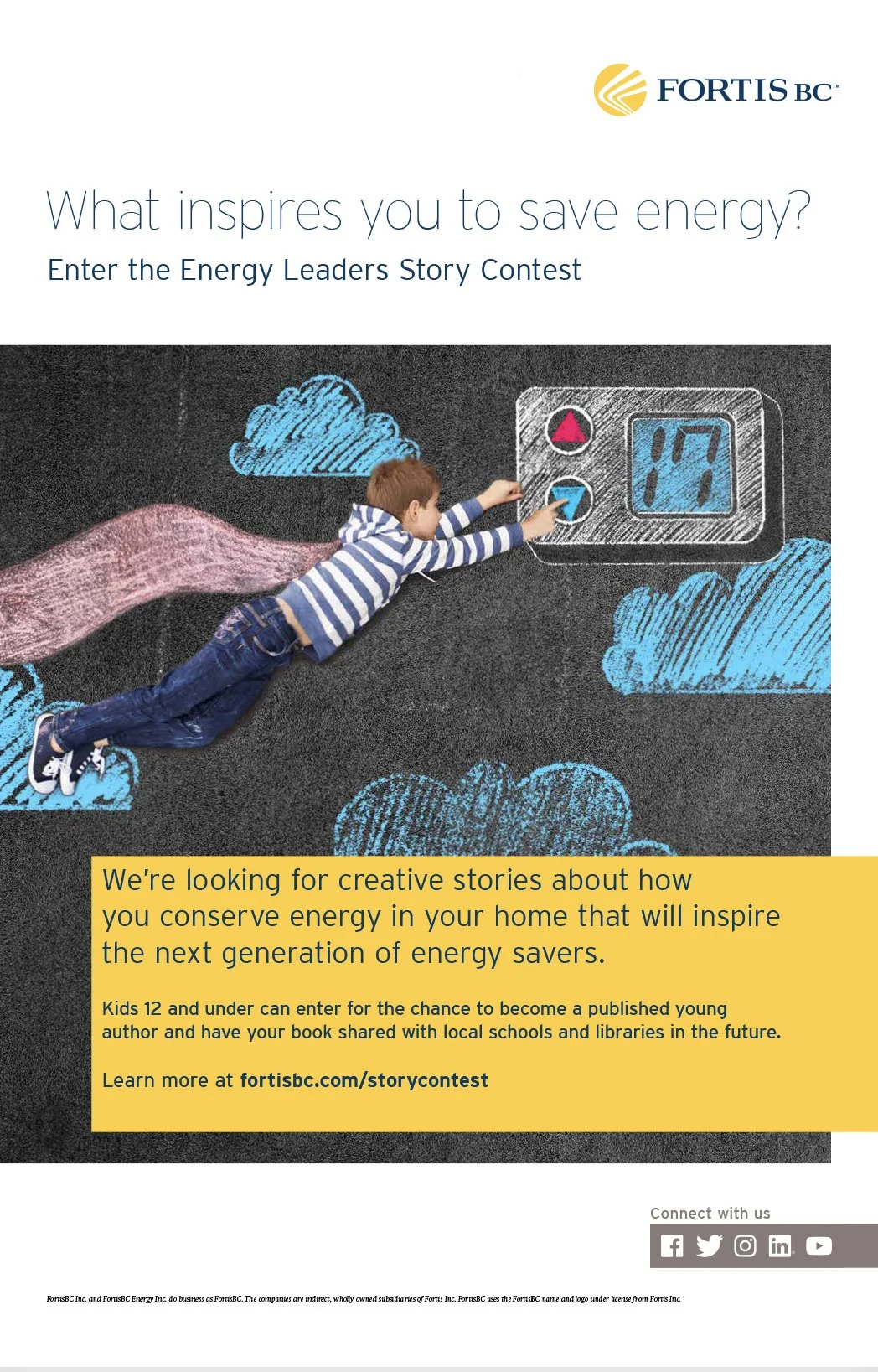 Poster for kids' creative writing contest