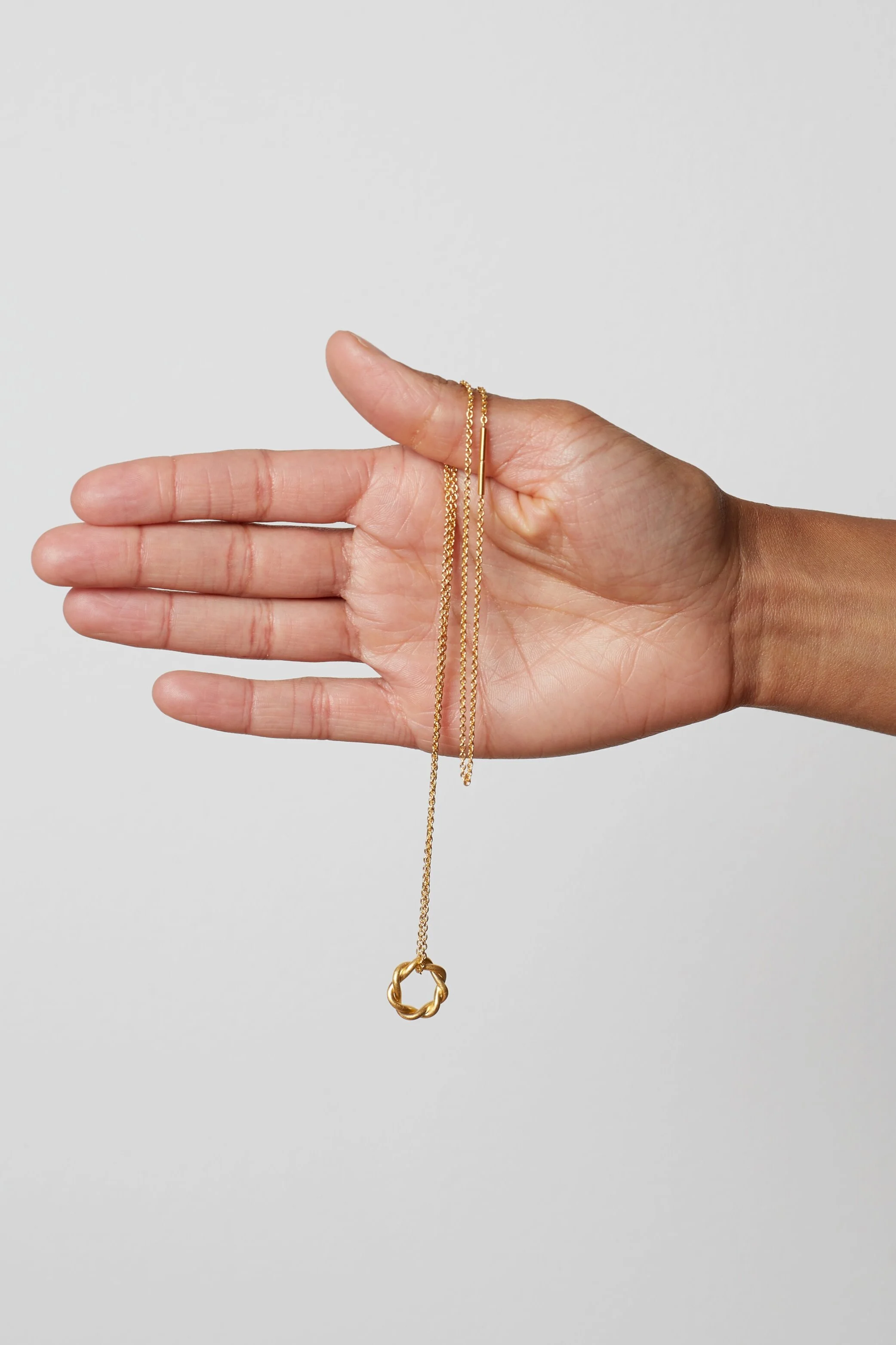 Knot Ring Necklace – Gold | Necklace No. 18