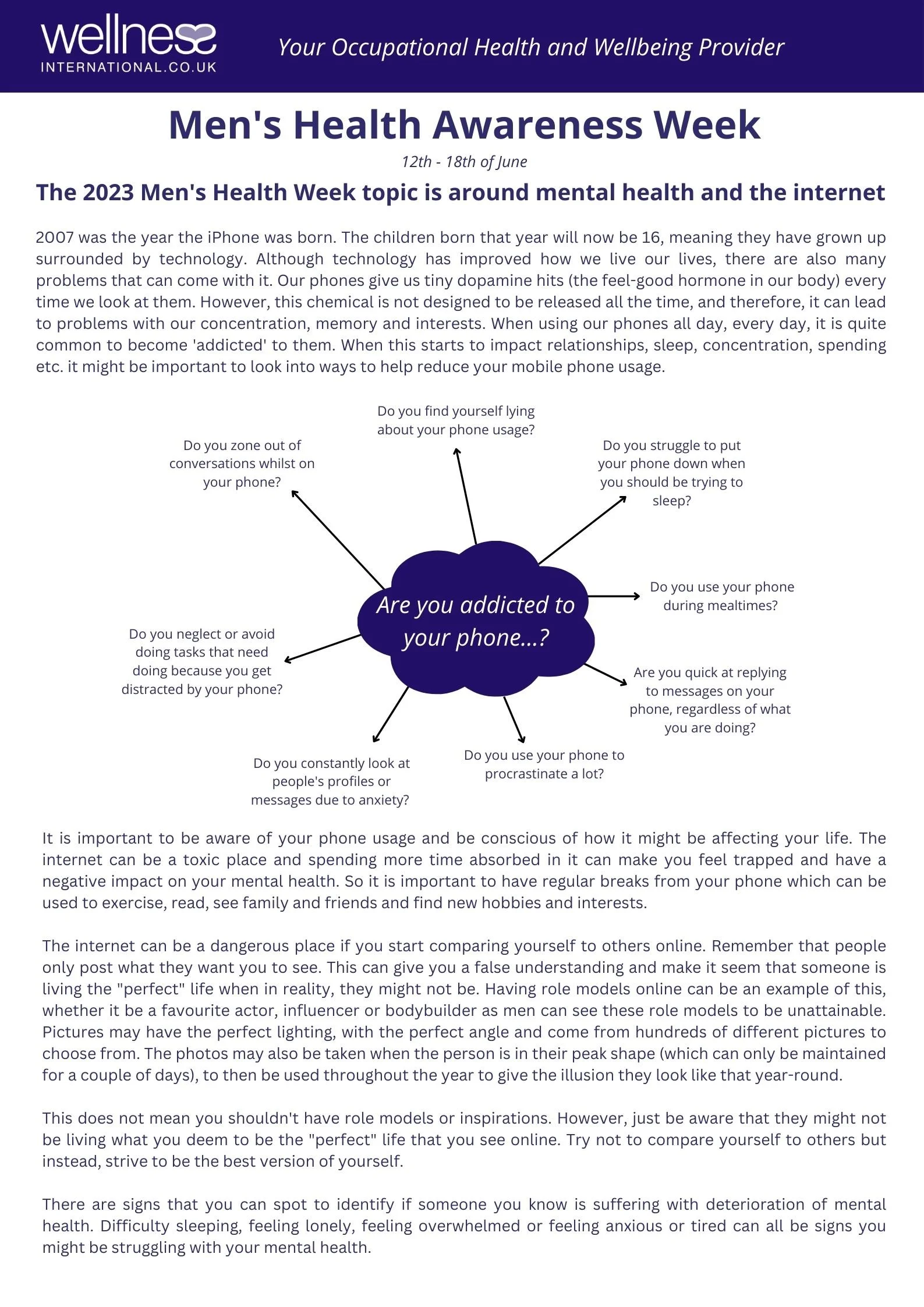 Wellness International Ltd — Occupational Health and Employee Wellbeing