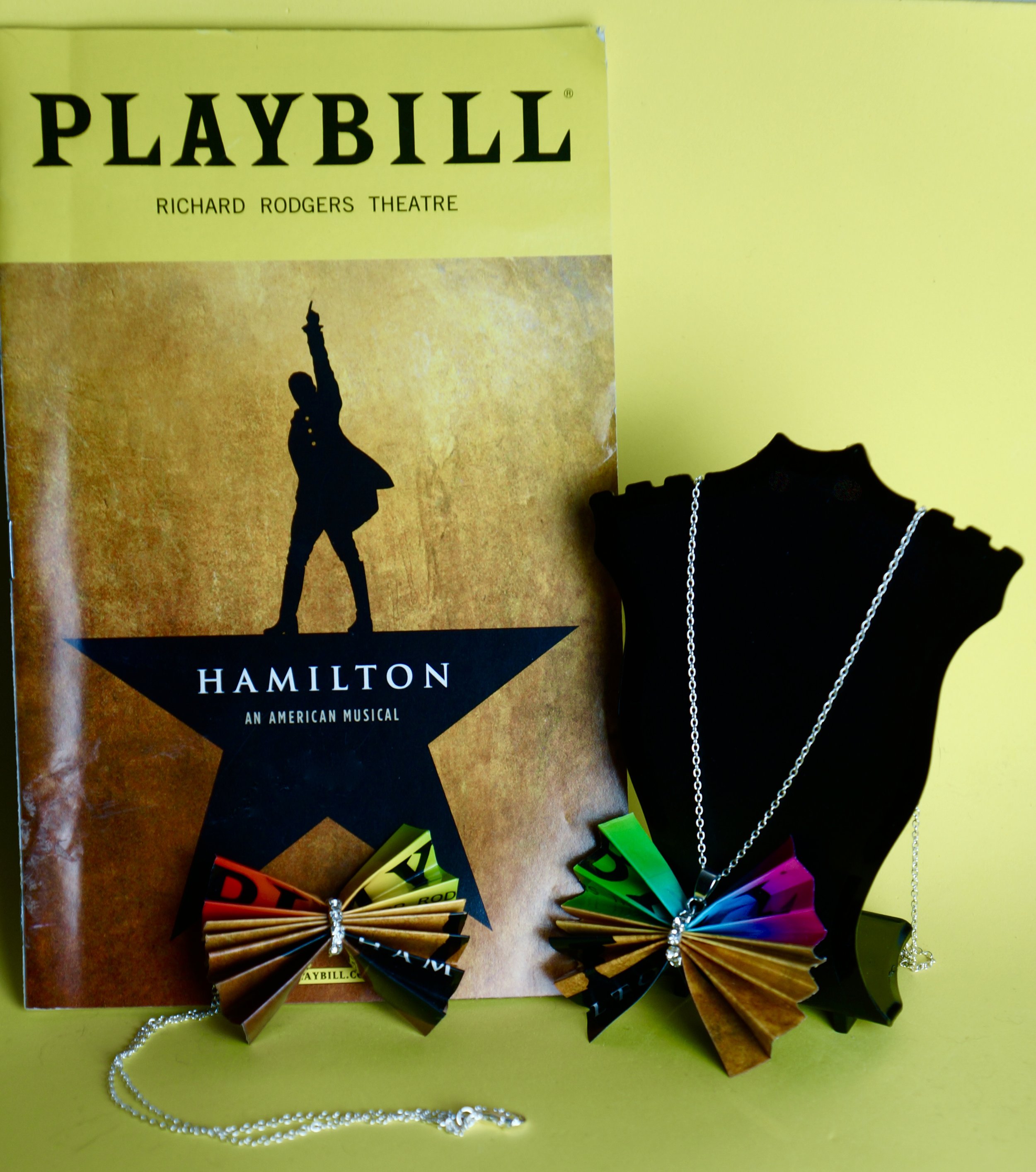 Hamilton Playbill Bows Of Broadway