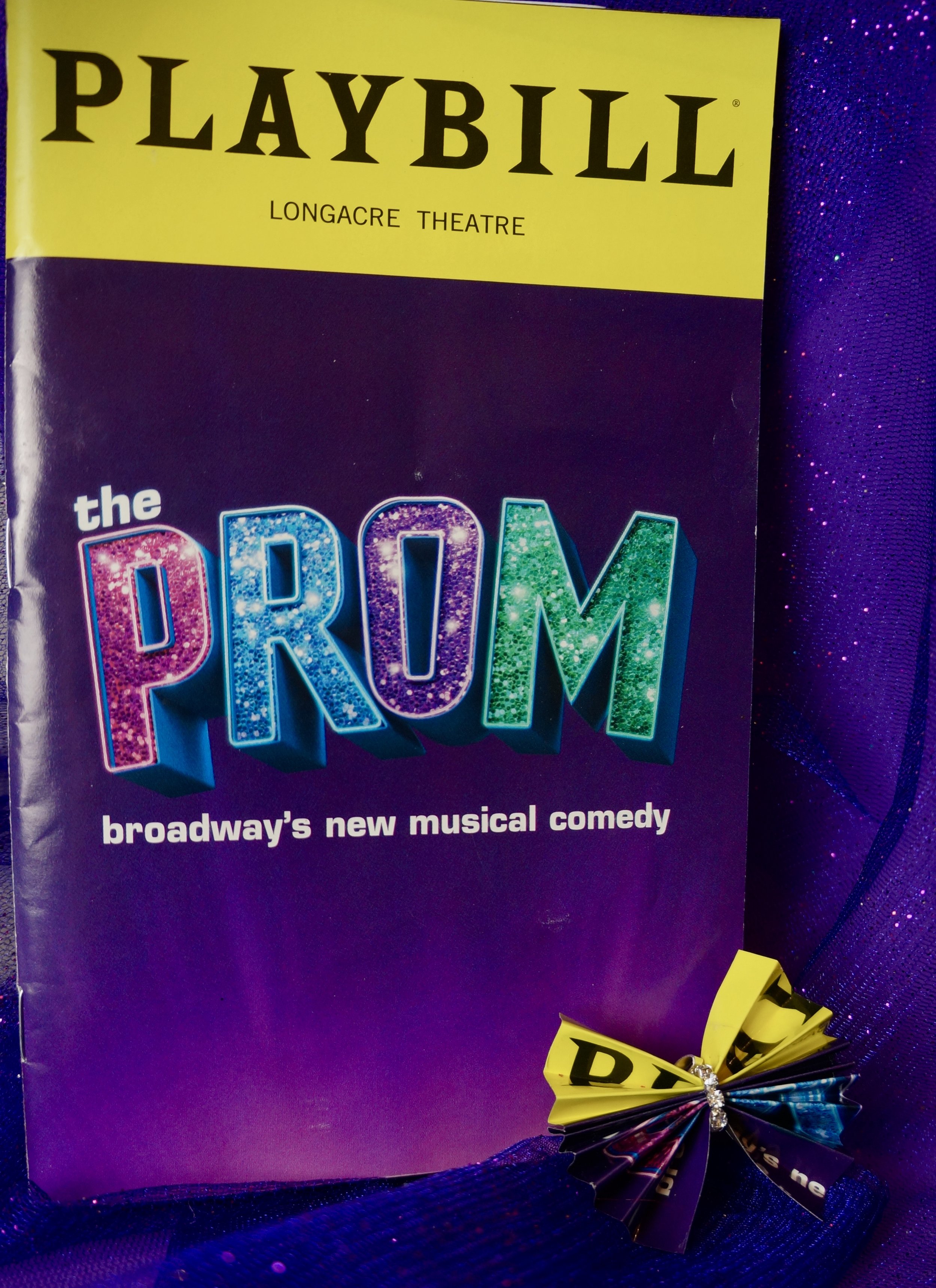 The Prom Broadway Playbill Bows