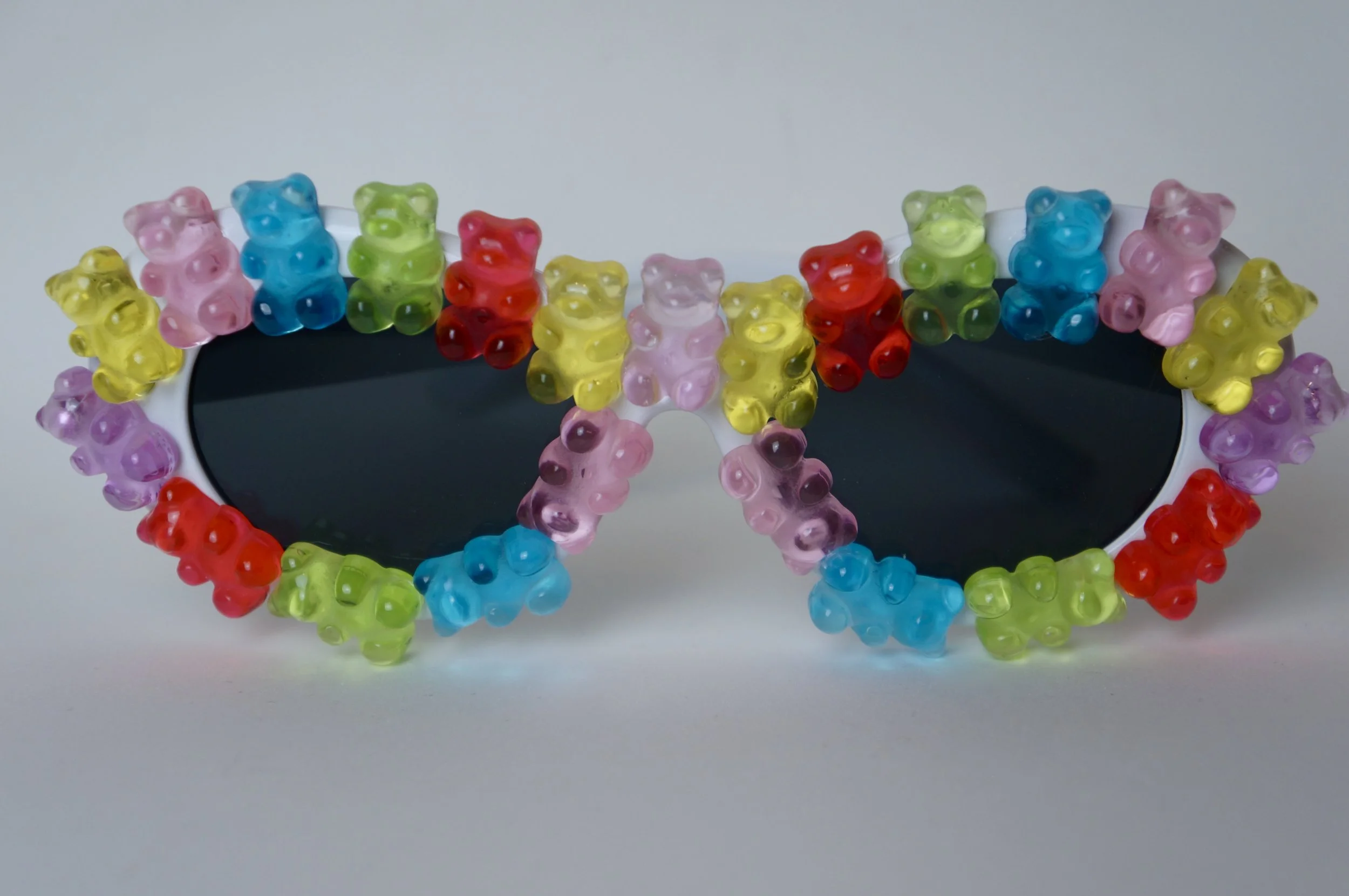 Haus Of Renée Gummy Bear Rainbow Pride Embellished Sunglasses