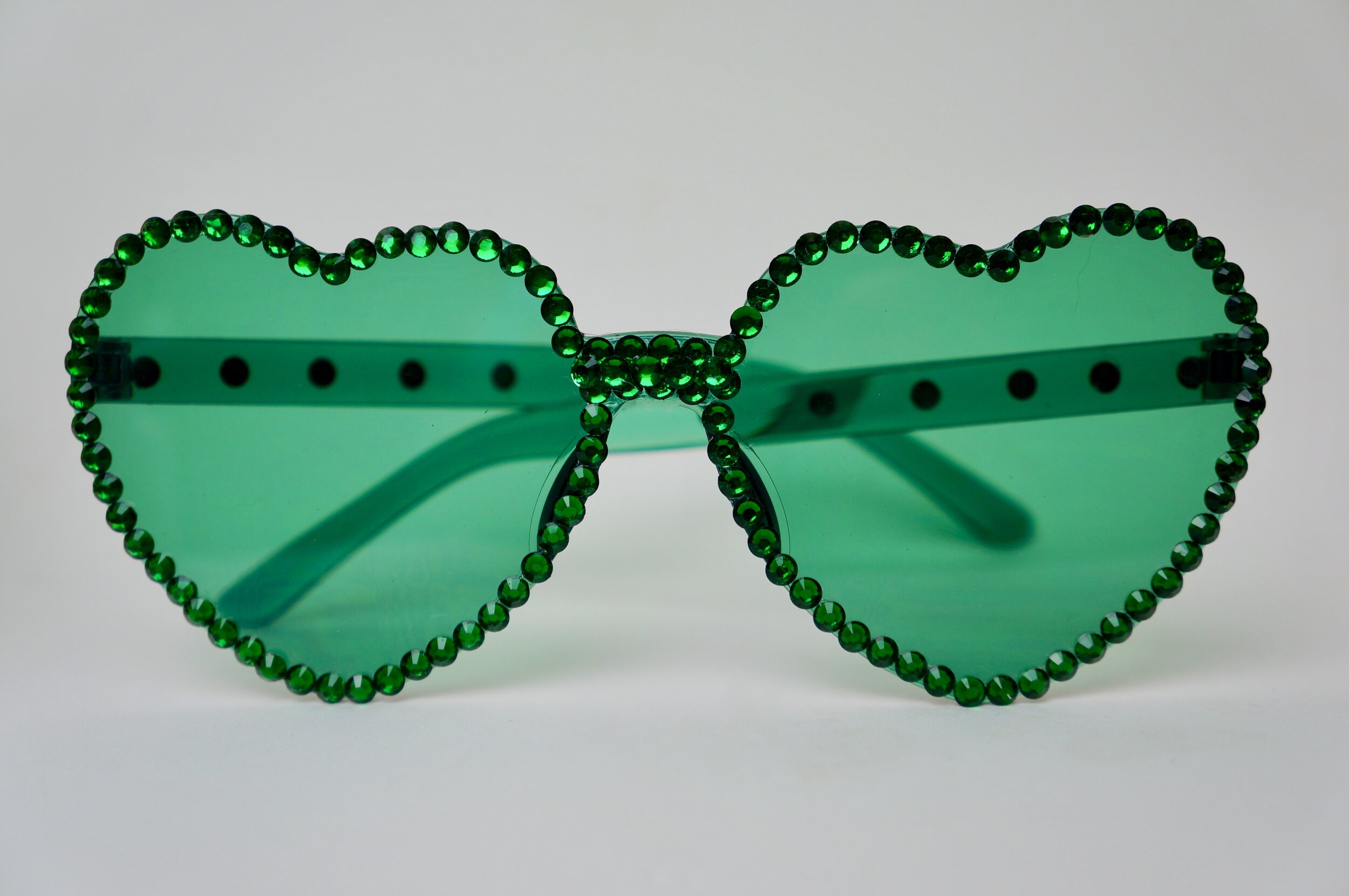 Haus Of Renee Oz Emerald Edition Embellished Sunglasses