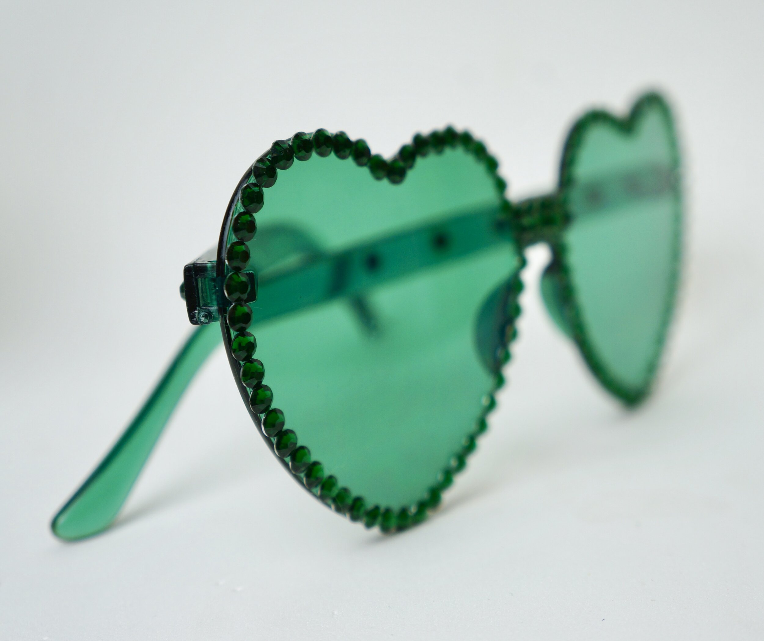 Haus Of Renee Oz Emerald Edition Embellished Sunglasses