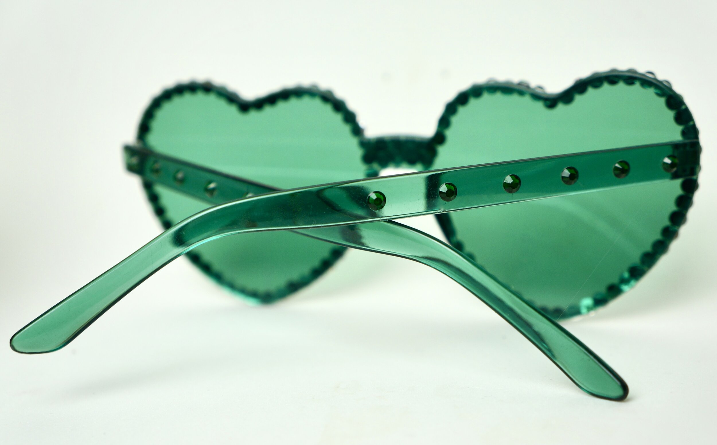 Haus Of Renee Oz Emerald Edition Embellished Sunglasses