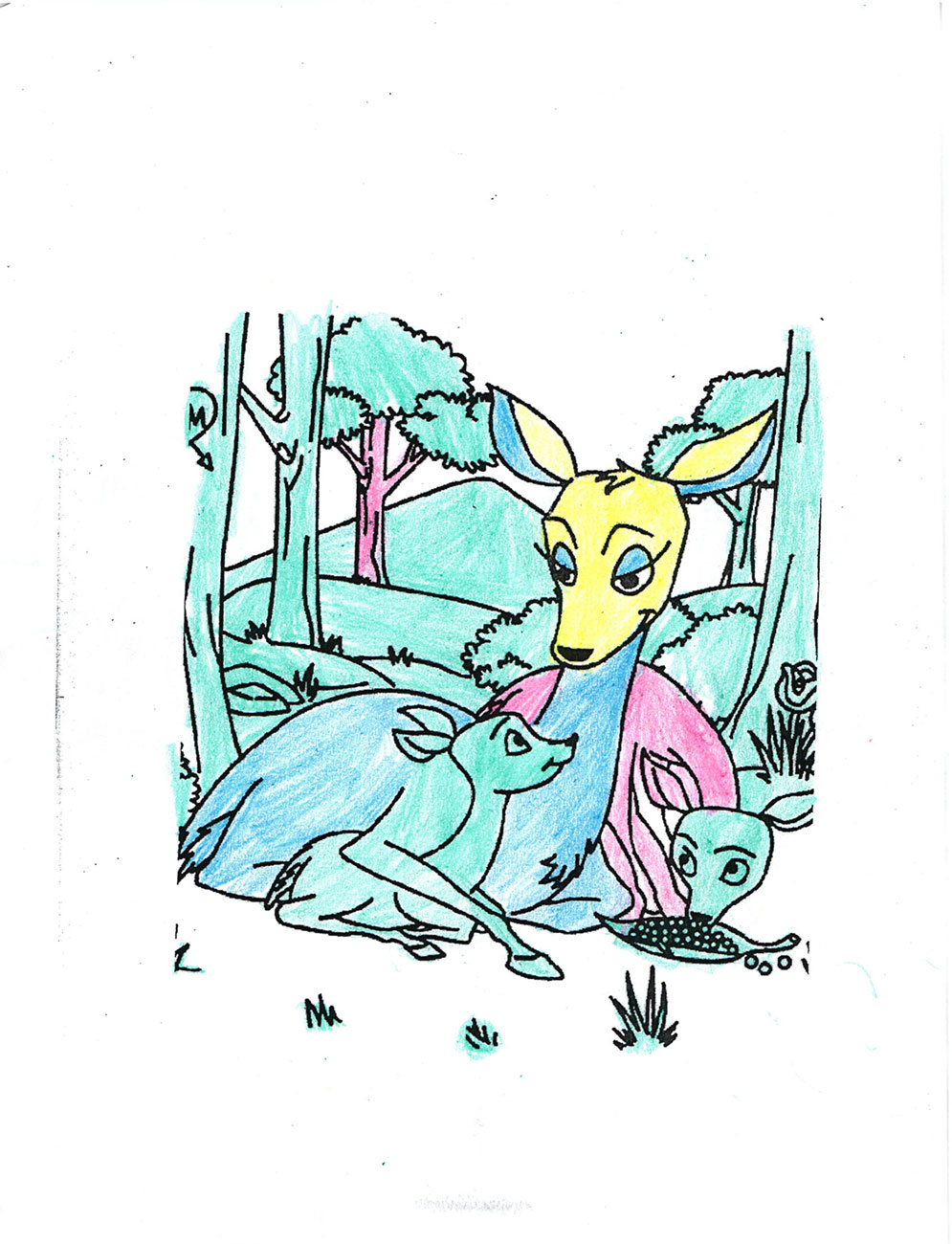 July Coloring Contest Winner!