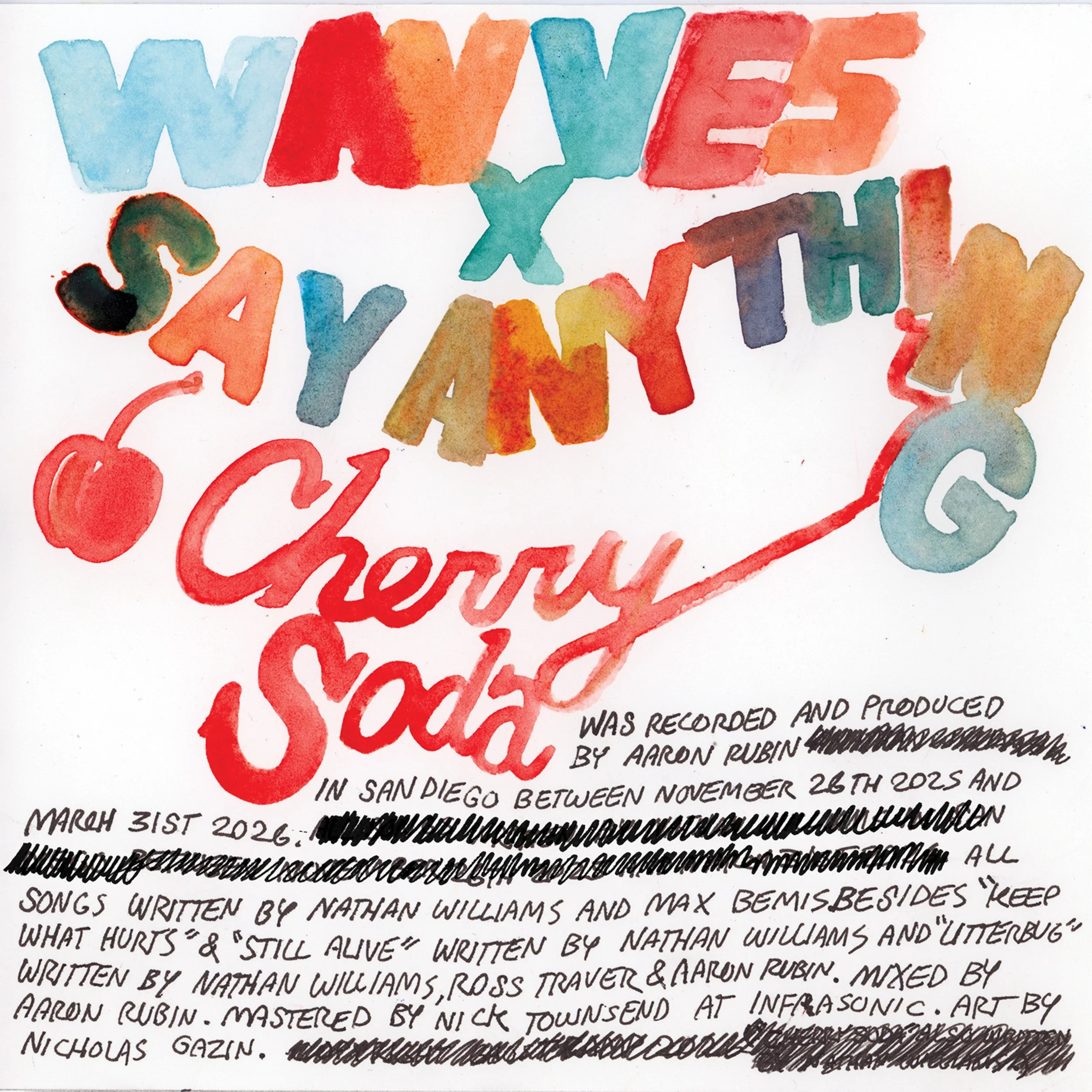 Wavves x Say Anything - Cherry Soda