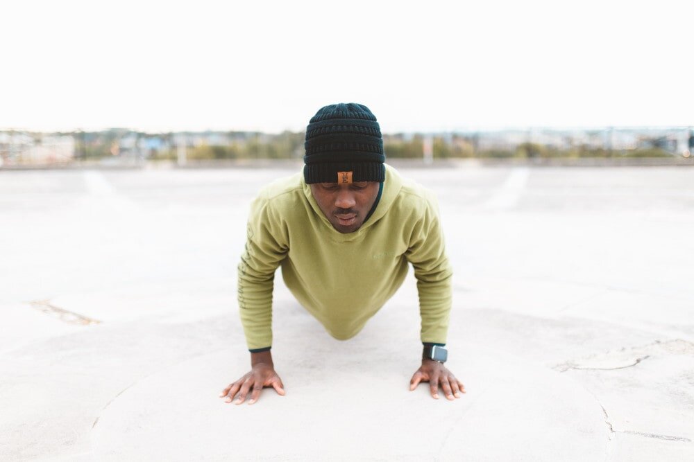 Push ups and planks are ideal exercises for any travel WOD. No travel crossfit WOD is complete without them!