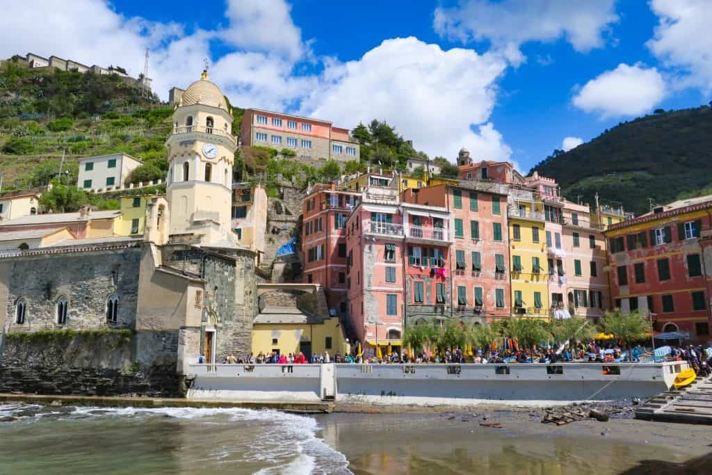 One of the stunning little towns along the well-trodden Cinque Terre- one of the best hikes in Europe!
