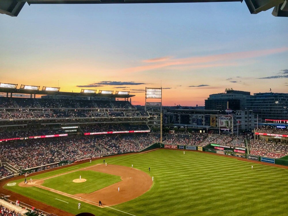 Love your sport? Don’t miss a baseball game at Nationals Park.