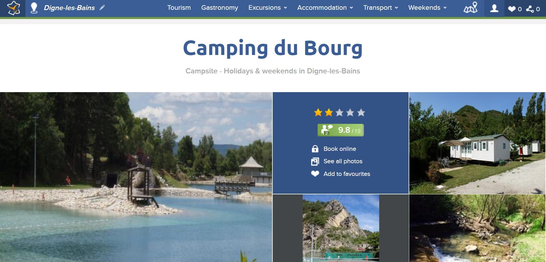Anybody looking for budget camping south of France should check out Camping Du Bourg!