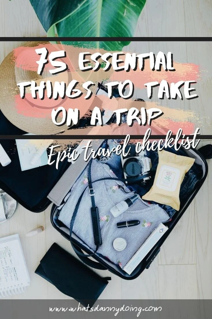 80 Essential Things to Take On a Trip [Top Travelling Checklist] — What