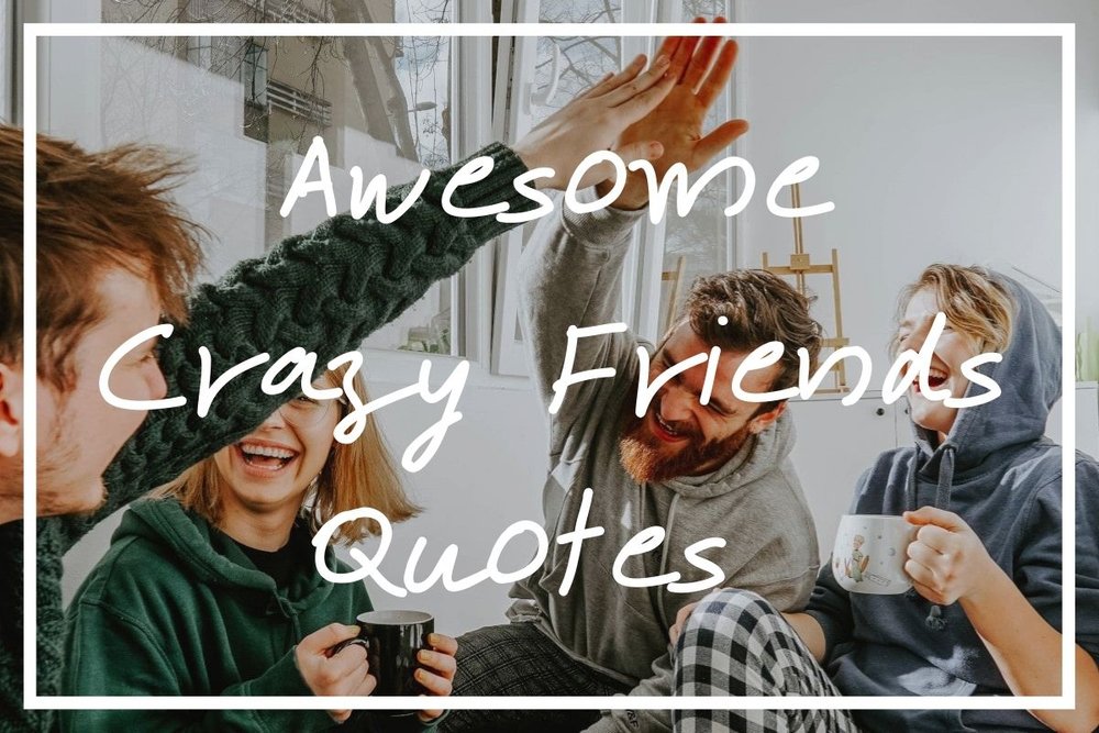 80 Best Crazy Friends Quotes [2022 Quotes about Crazy Friends] — What's  Danny Doing?