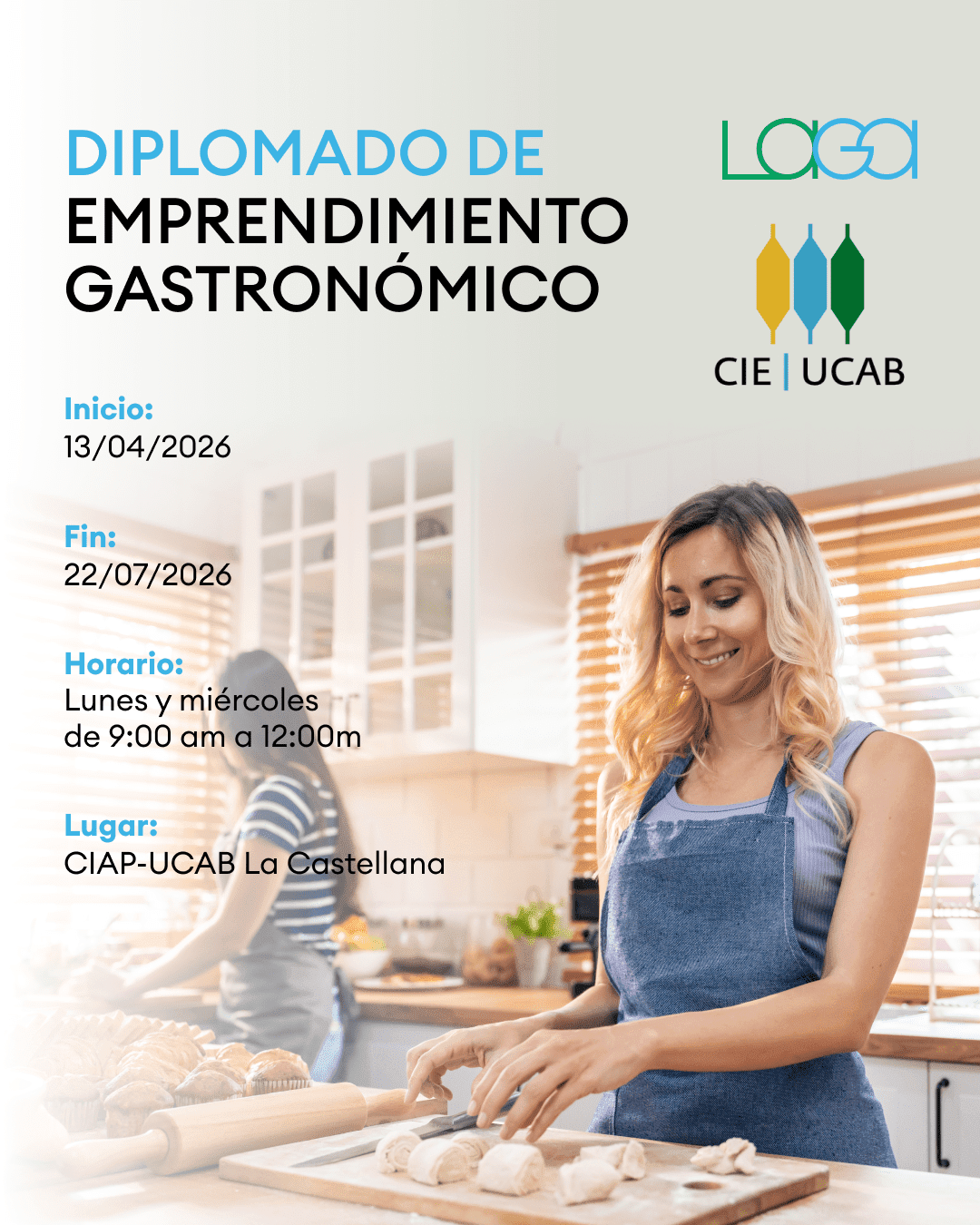 LAGA vuelve con el Diplomado para emprendedores gastronómicos