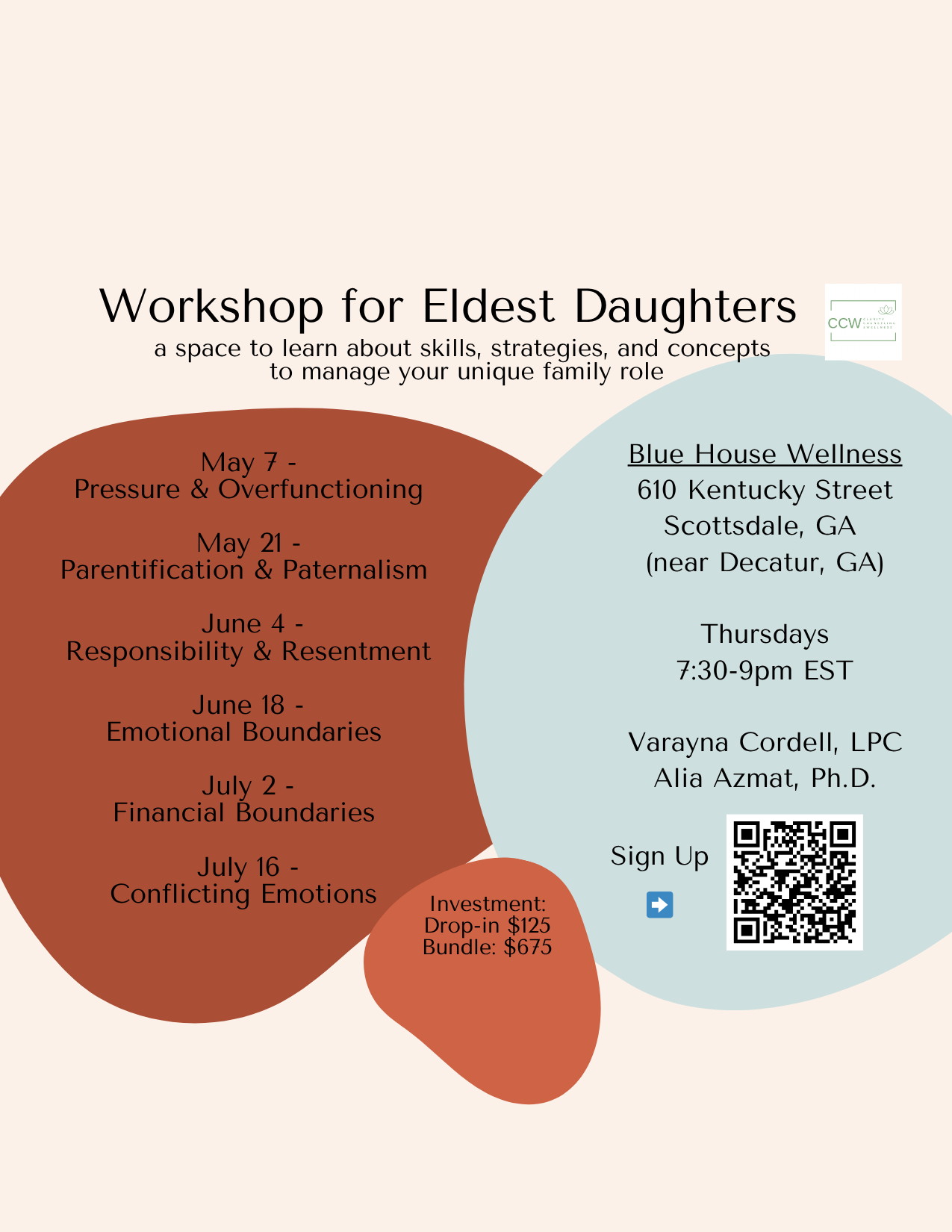 Eldest Daughter Workshop & Discussion Group Bundle (10% off)