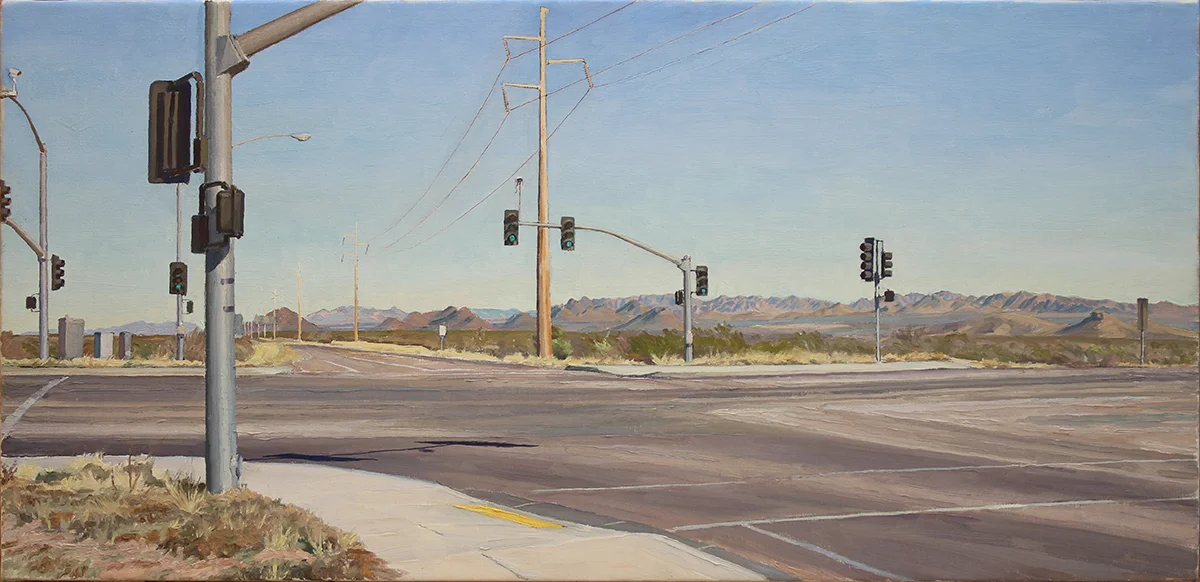 MOSON ROAD oil on linen 20 x 36” 2015