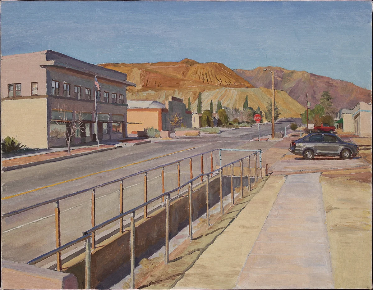 ARIZONA STREET oil on linen 14 x 18” 2016