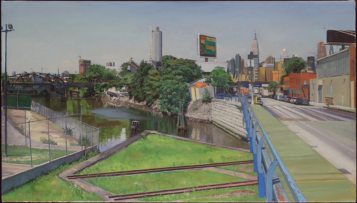 BORDEN AVENUE oil on linen 30 x 48” 2017