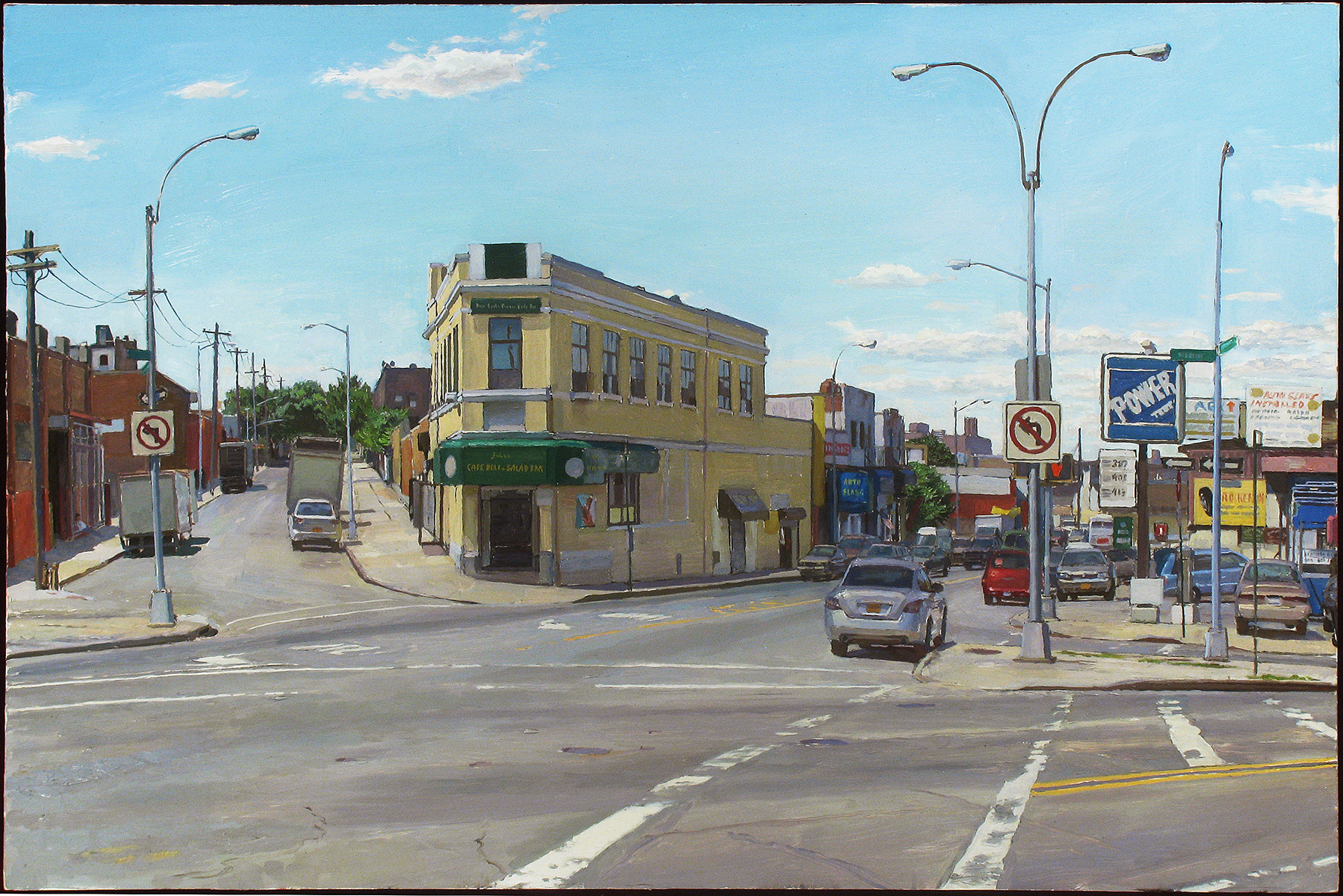  FLUSHING AND METROPOLITAN oil on panel 24 x 36” 2014 (sold) 