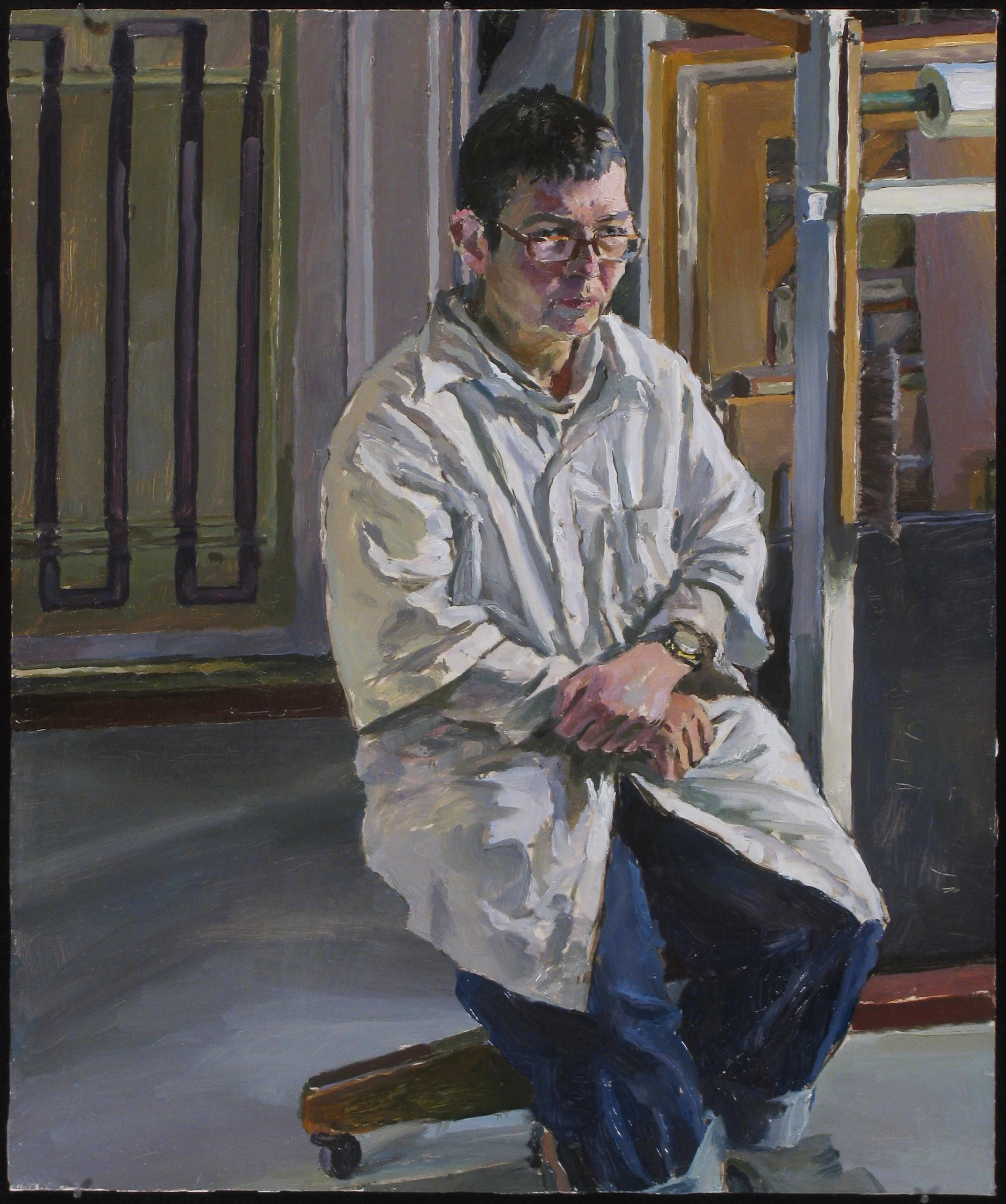 RUTH MARTINEZ oil on panel 14 x 12" 2011
