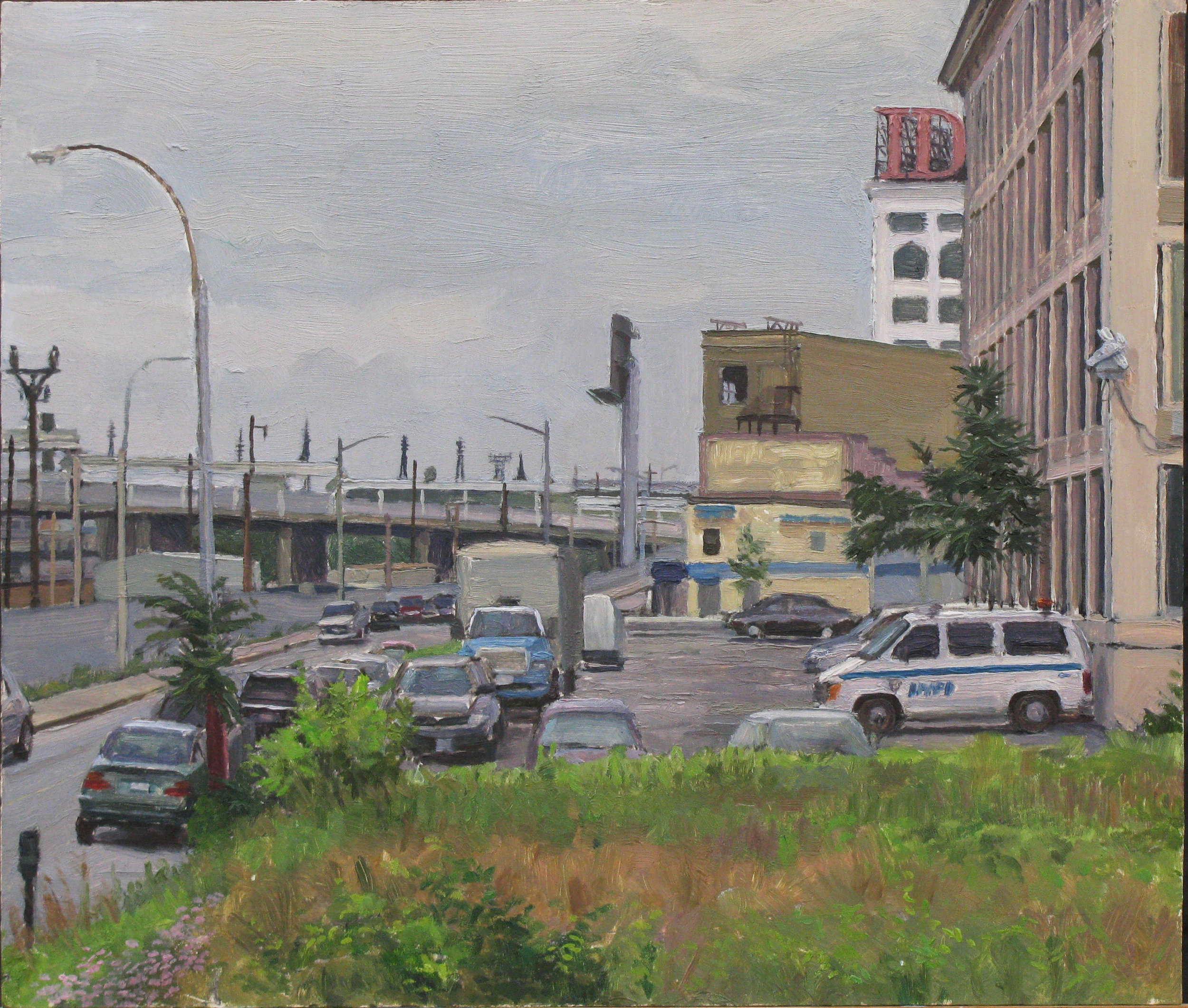  M-20: SKILLMAN AVE., QUEENS oil on panel 14 x 16” 2009 