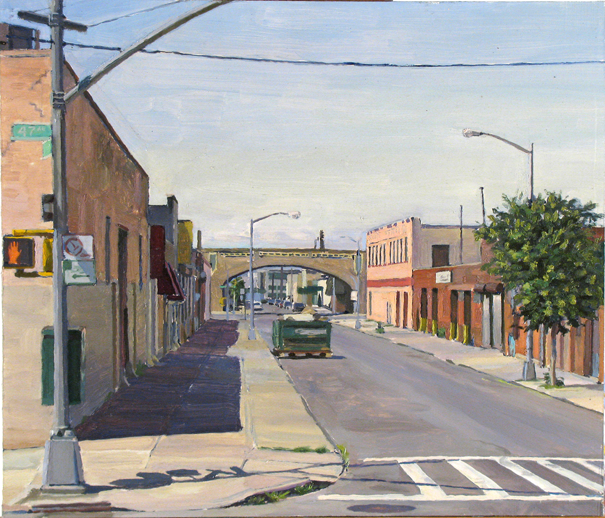  W-21: 39thST. and 47THRD. oil on panel 14 x 16” 2009 