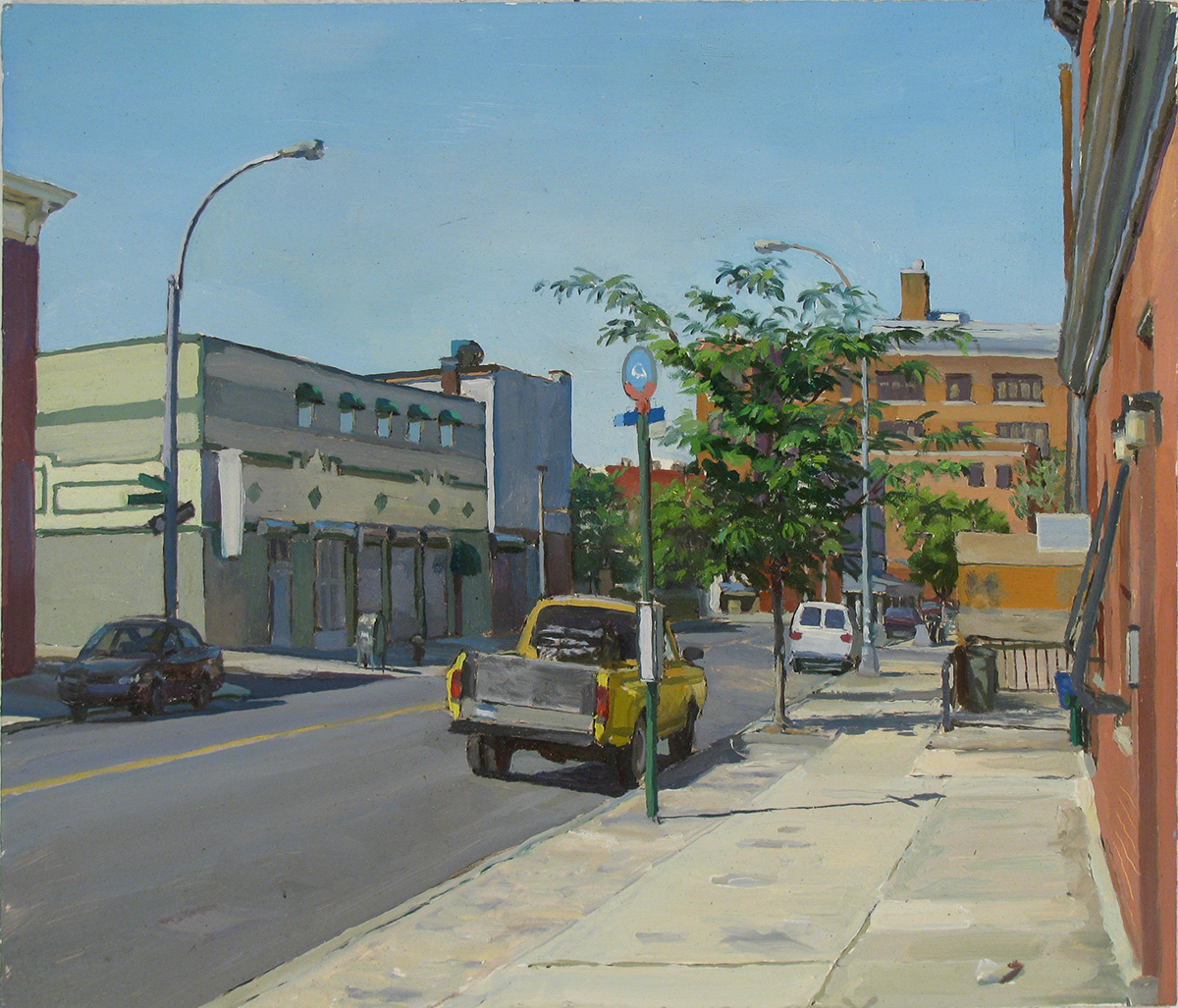  C-45: GRAND AVE. and ROEBLING ST., BROOKLYN oil on panel 14 x 16” 2010 