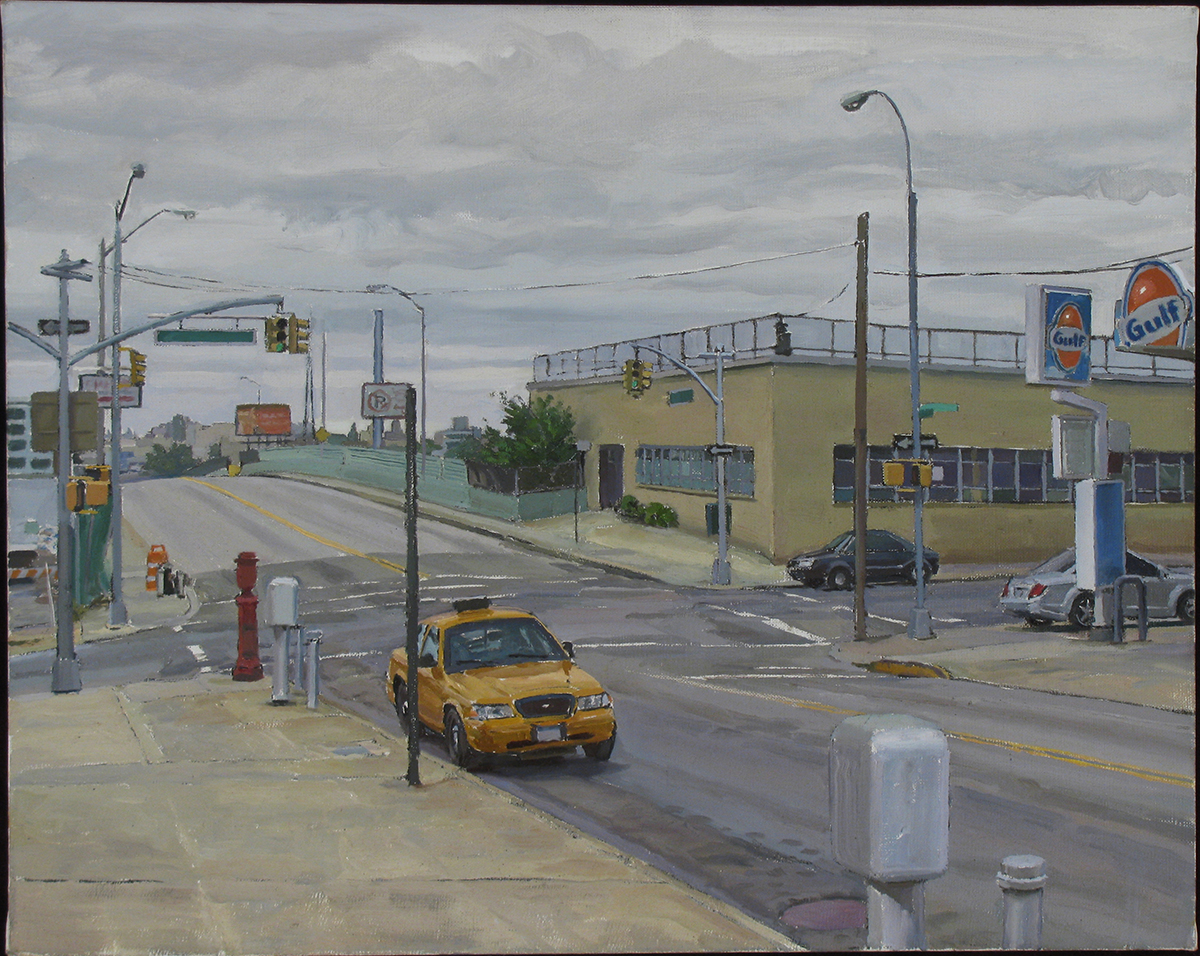  Y-17: 39THST. S. of SKILLMAN AVE.QUEENS oil on linen 16 x 22” 2011 