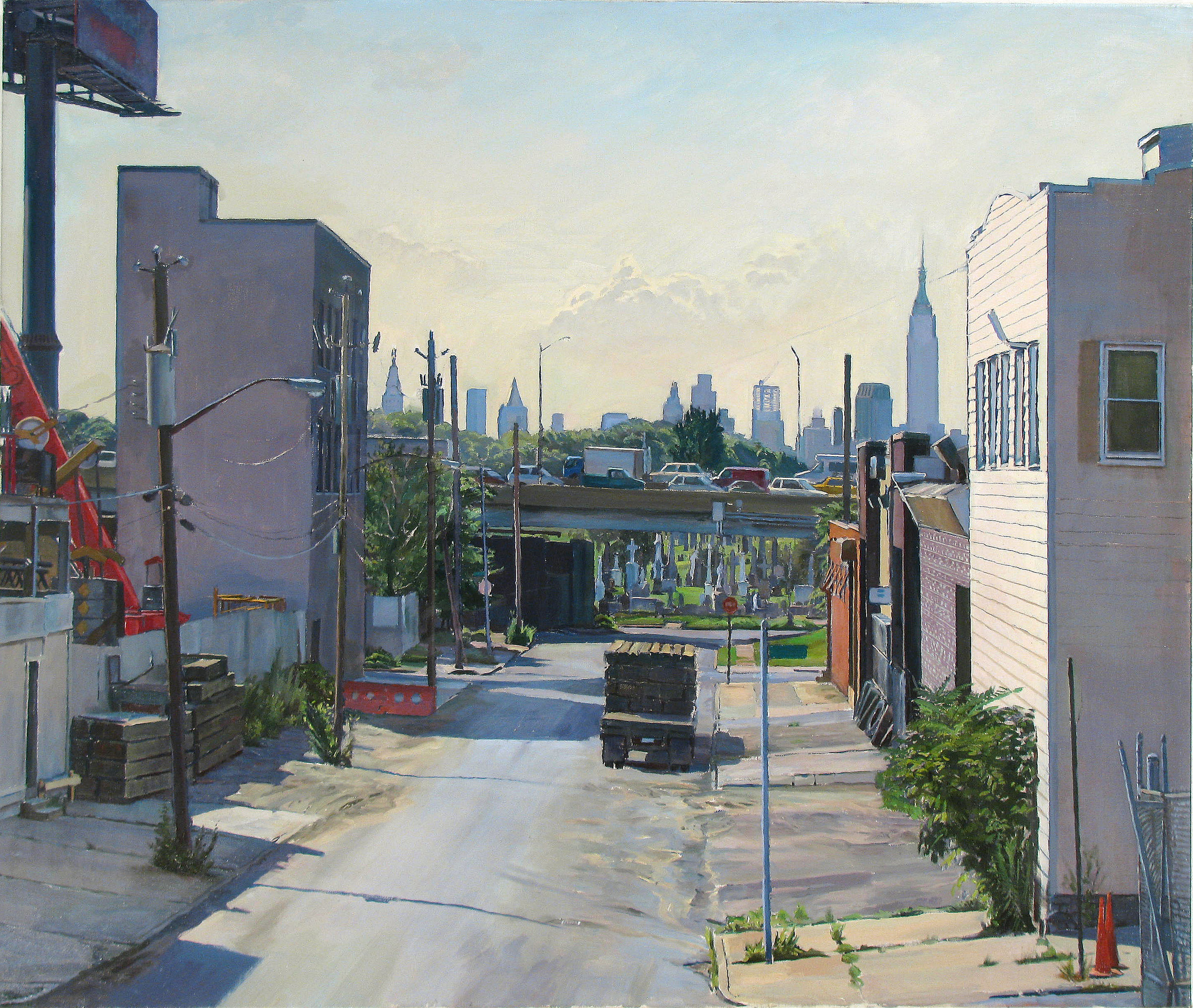  END OF ROAD oil on linen 28 x 33” 2010 